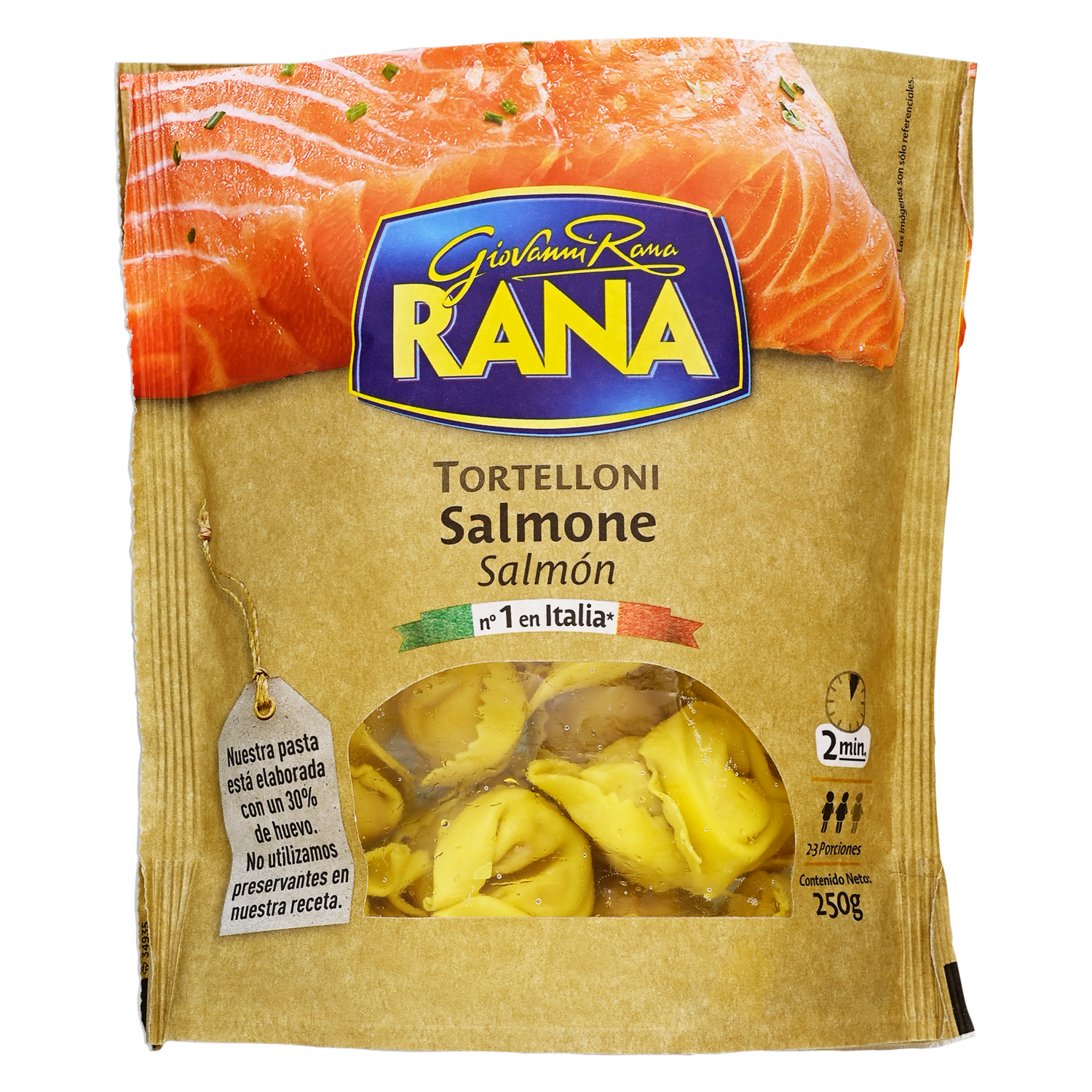 Tortelloni De Salmón Ahumado GIOVANNI RANA 250 G