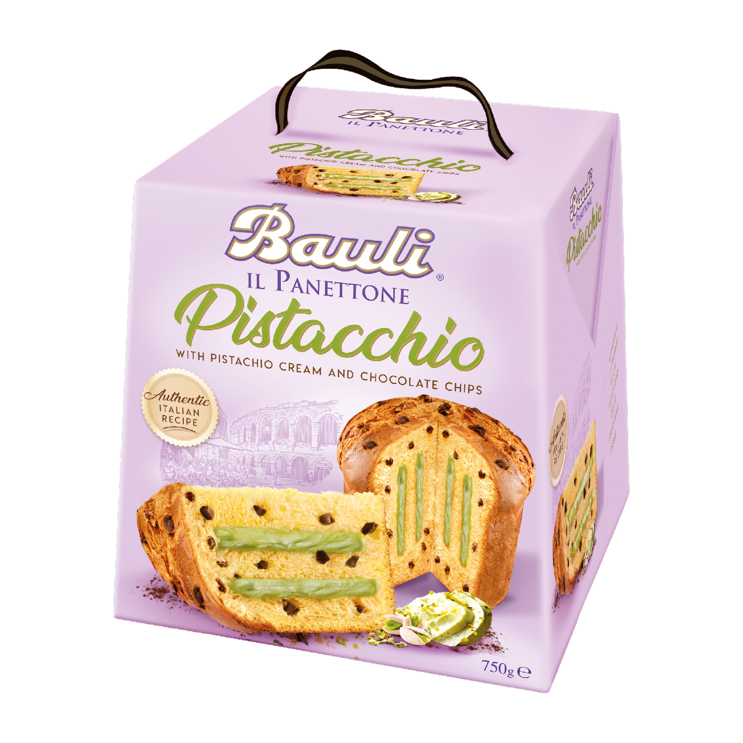 Panettone Pistacchio BAULI 750 G
