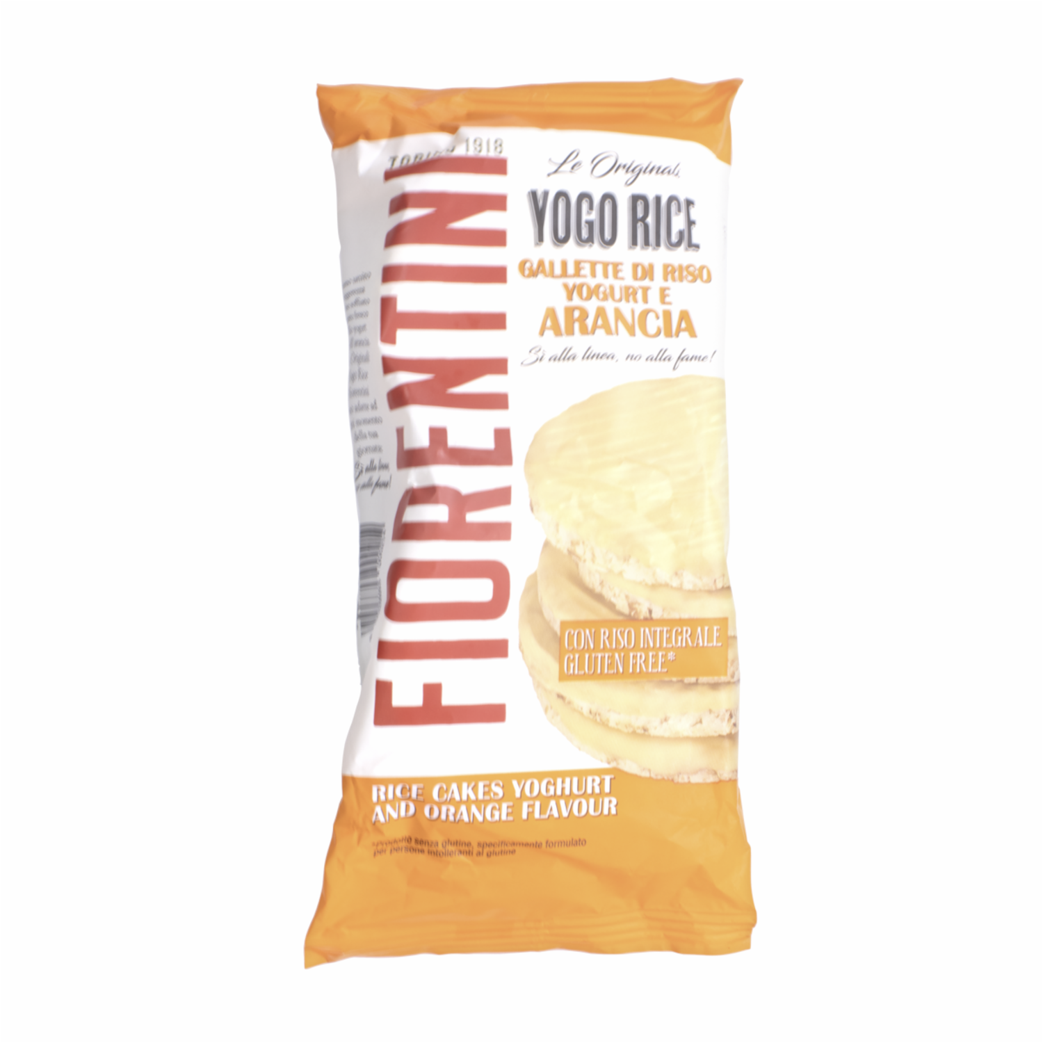 Tortas De Arroz Recubierto Con Yogur Y Naranja FIORENTINI 100 G