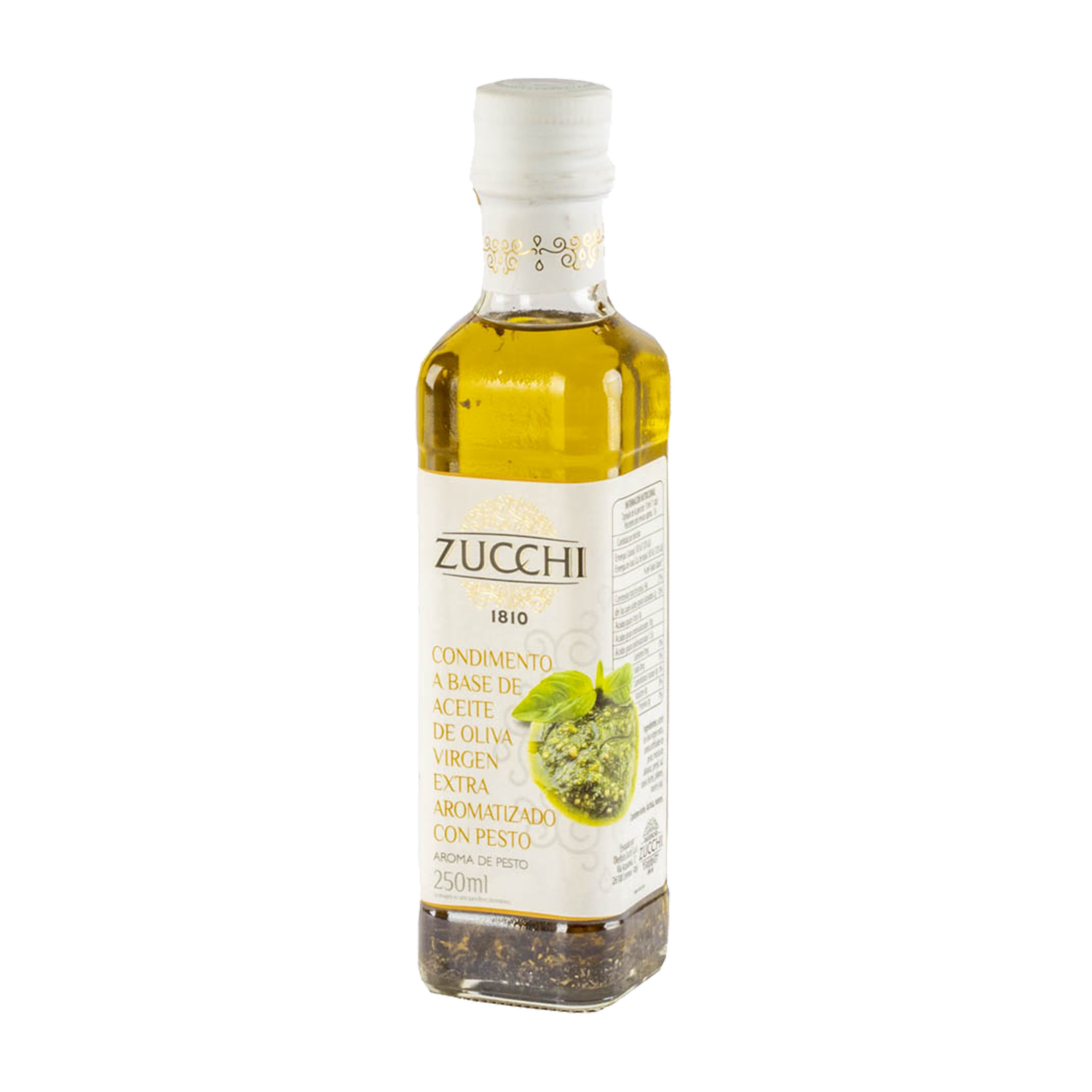 Aceite De Oliva Extra Virgen Con Pesto ZUCCHI Botella