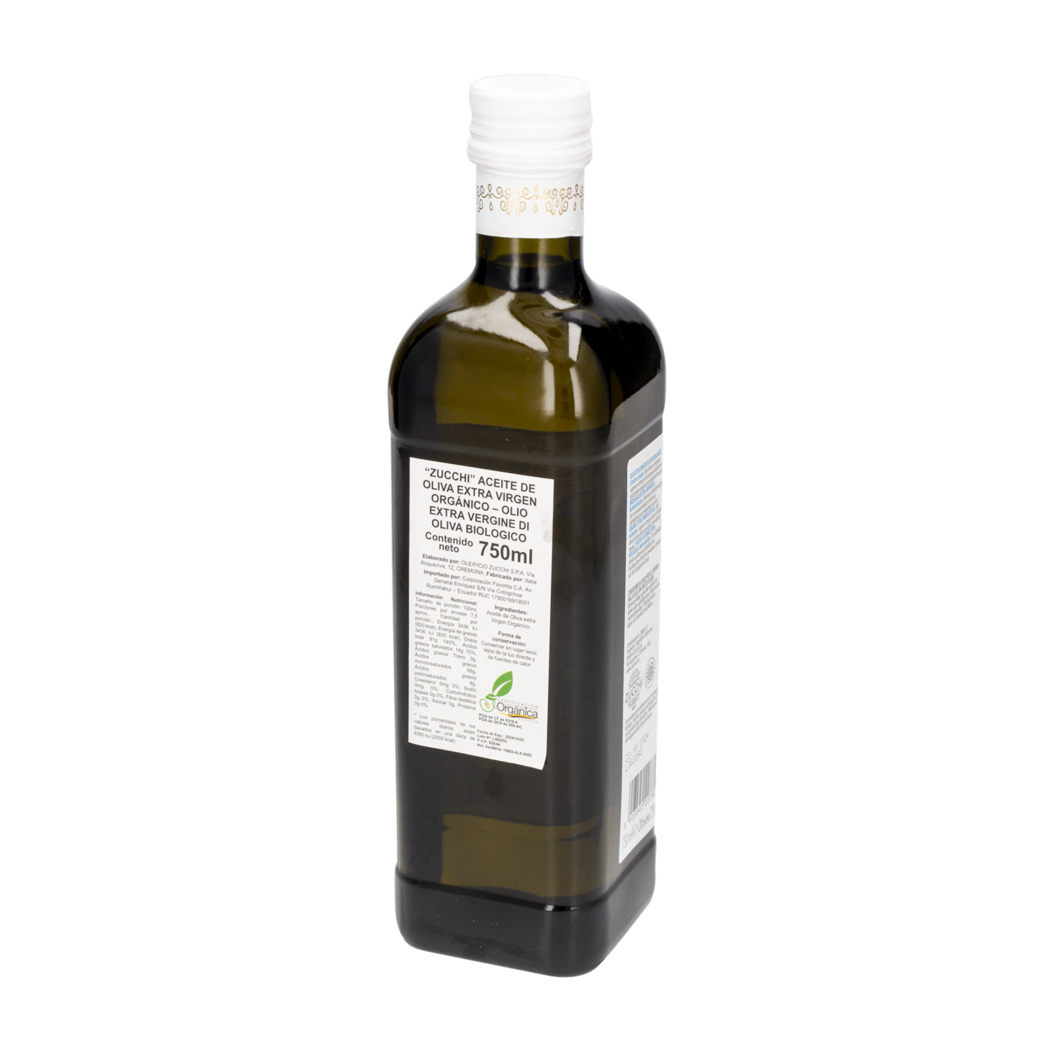 Aceite De Oliva Extra Virgen ZUCCHI 750 Ml
