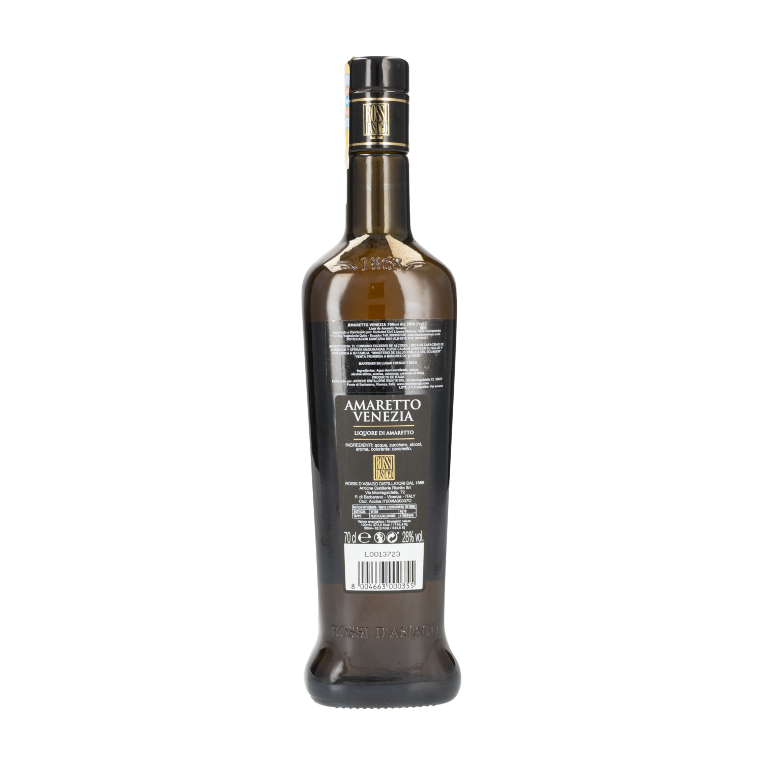 Licor De Amaretto Venezia ROSSI D’ASIAGO 700 ML