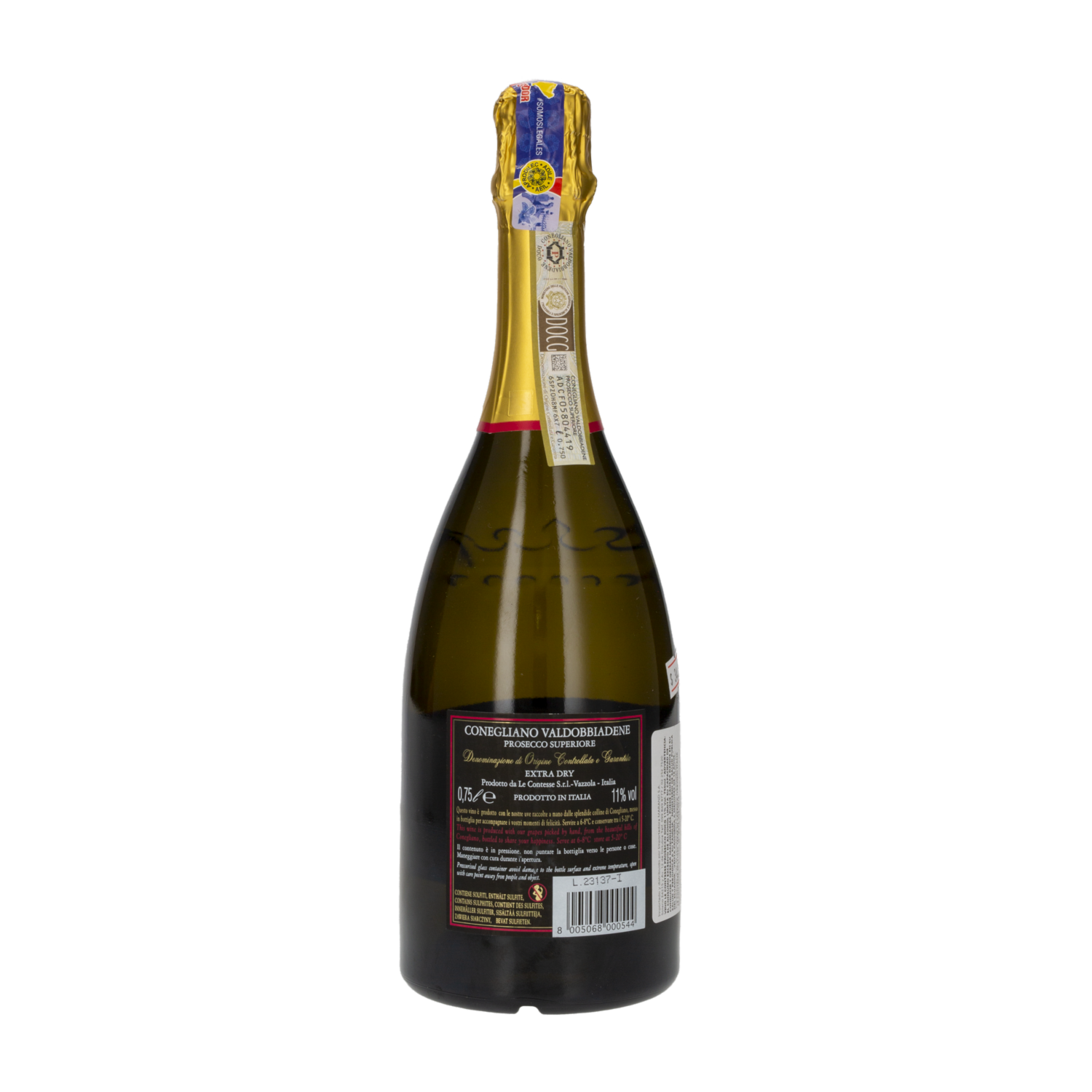 Vino Espumante Prosecco LE CONTESSE 750 ML