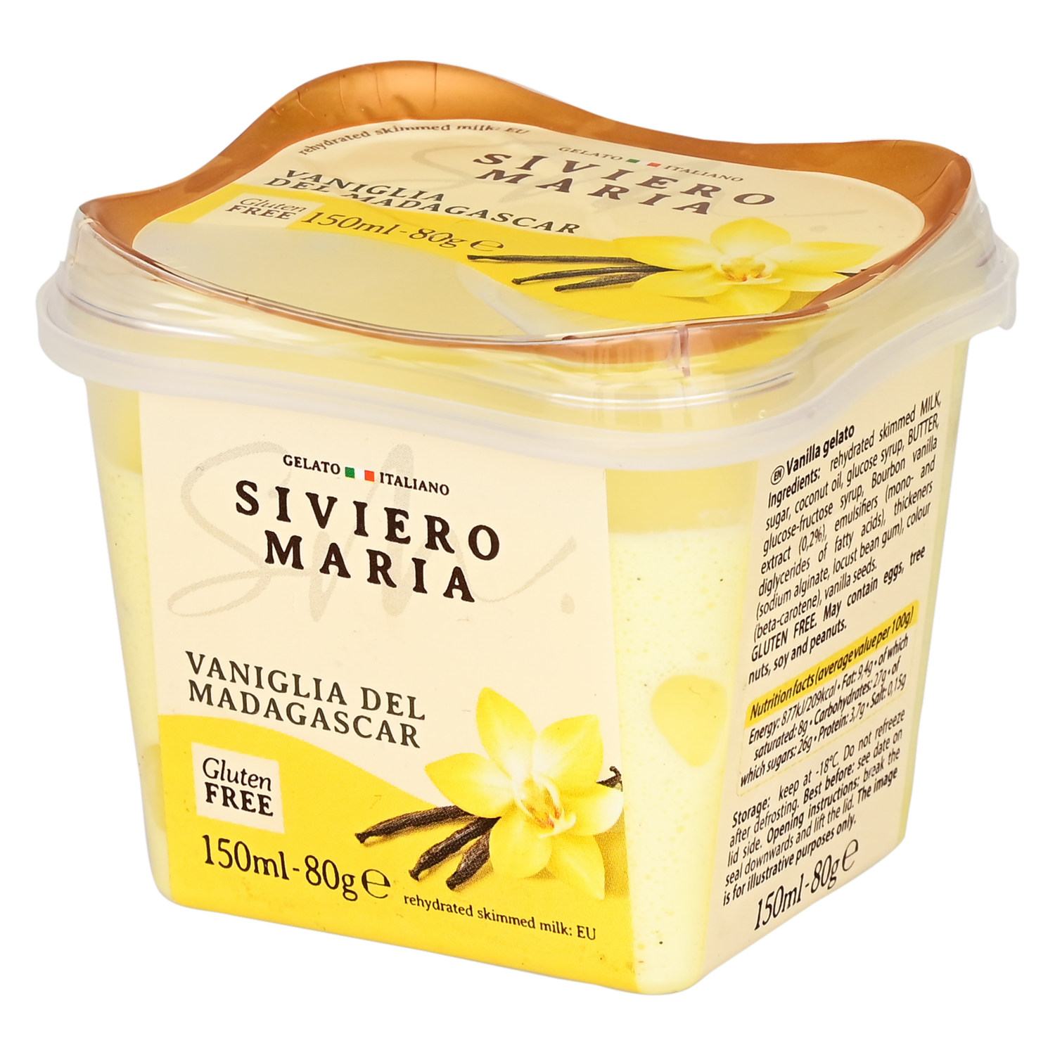 Helado Sabor A Vainilla SIVIERO MARIA 150 ML