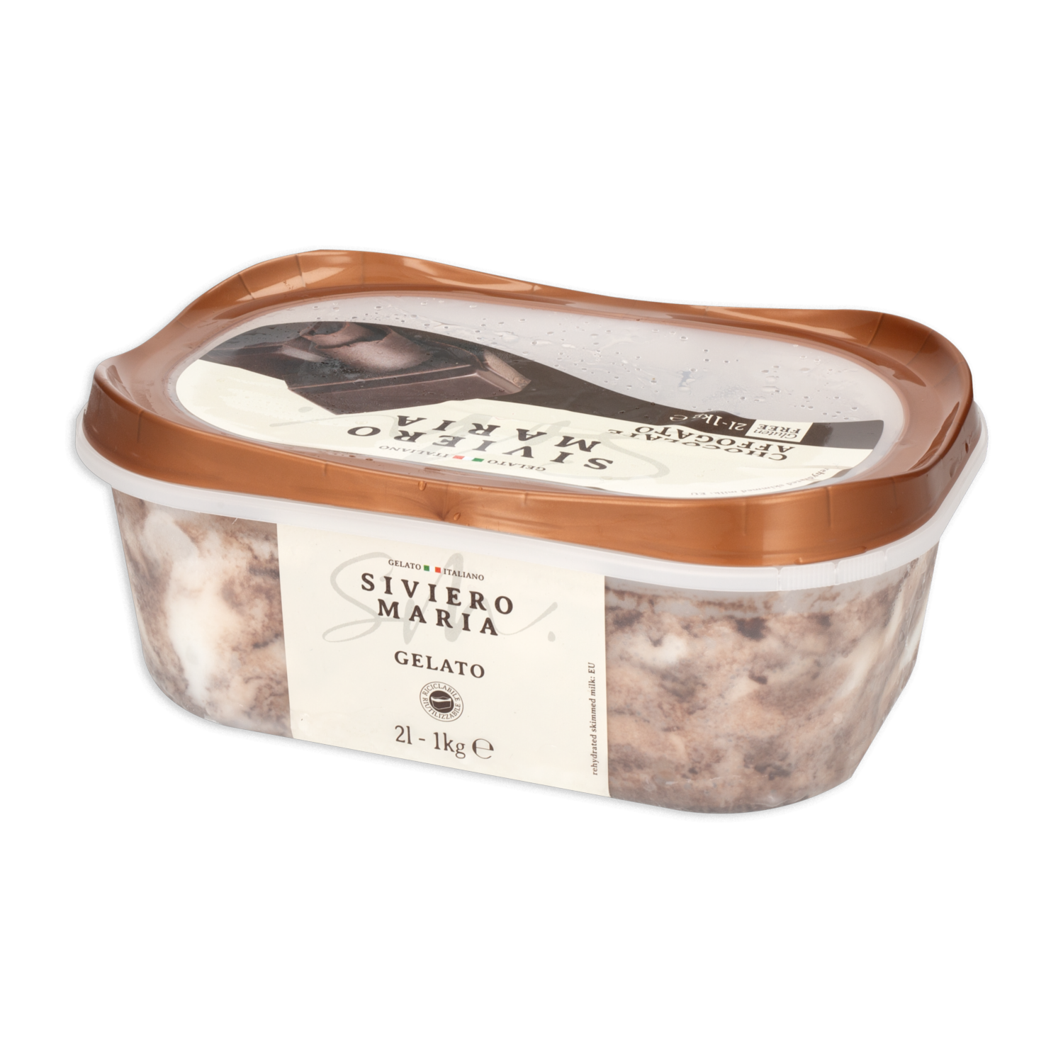 Helado Affogato Sabor A Chocolate SIVIERO MARIA 2000 ML