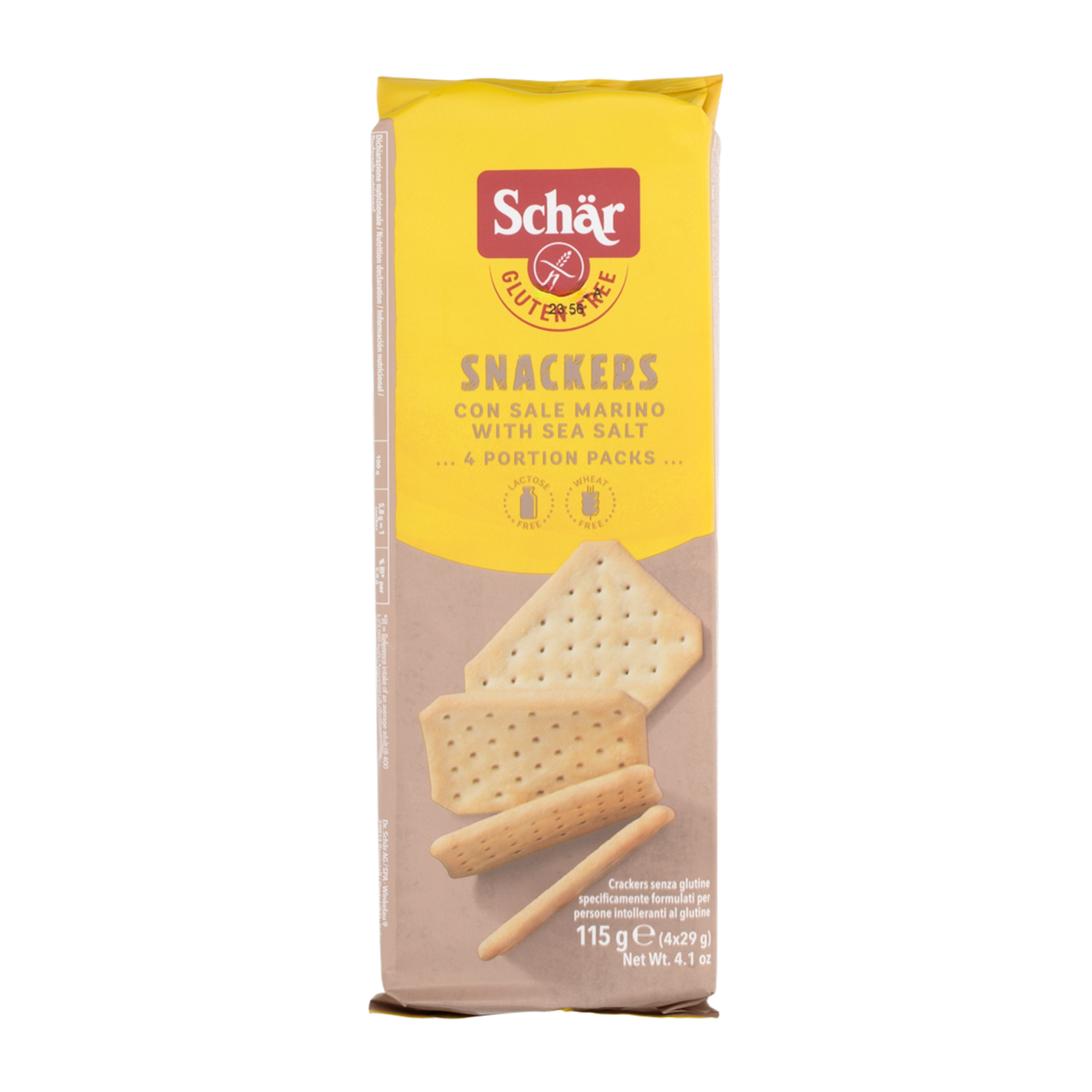 Galletas De Sal Snackers Sin Gluten SCHÄR 115 g