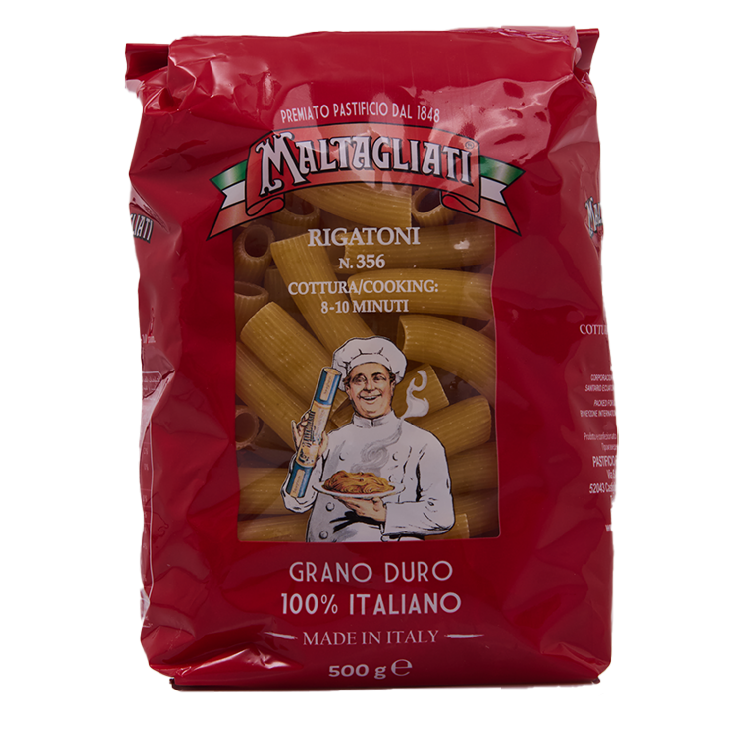 Rigatoni Pasta MALTAGLIATI 500 g