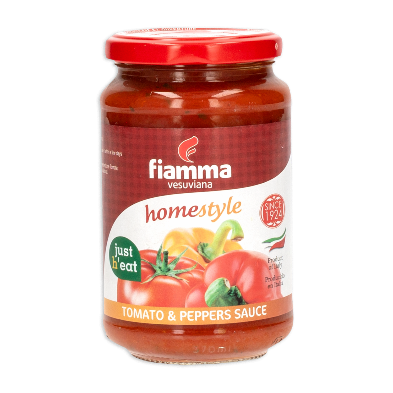 Salsa De Tomate Vesuviana Y Pimiento Dulce FIAMMA VESUVIANA 350 G