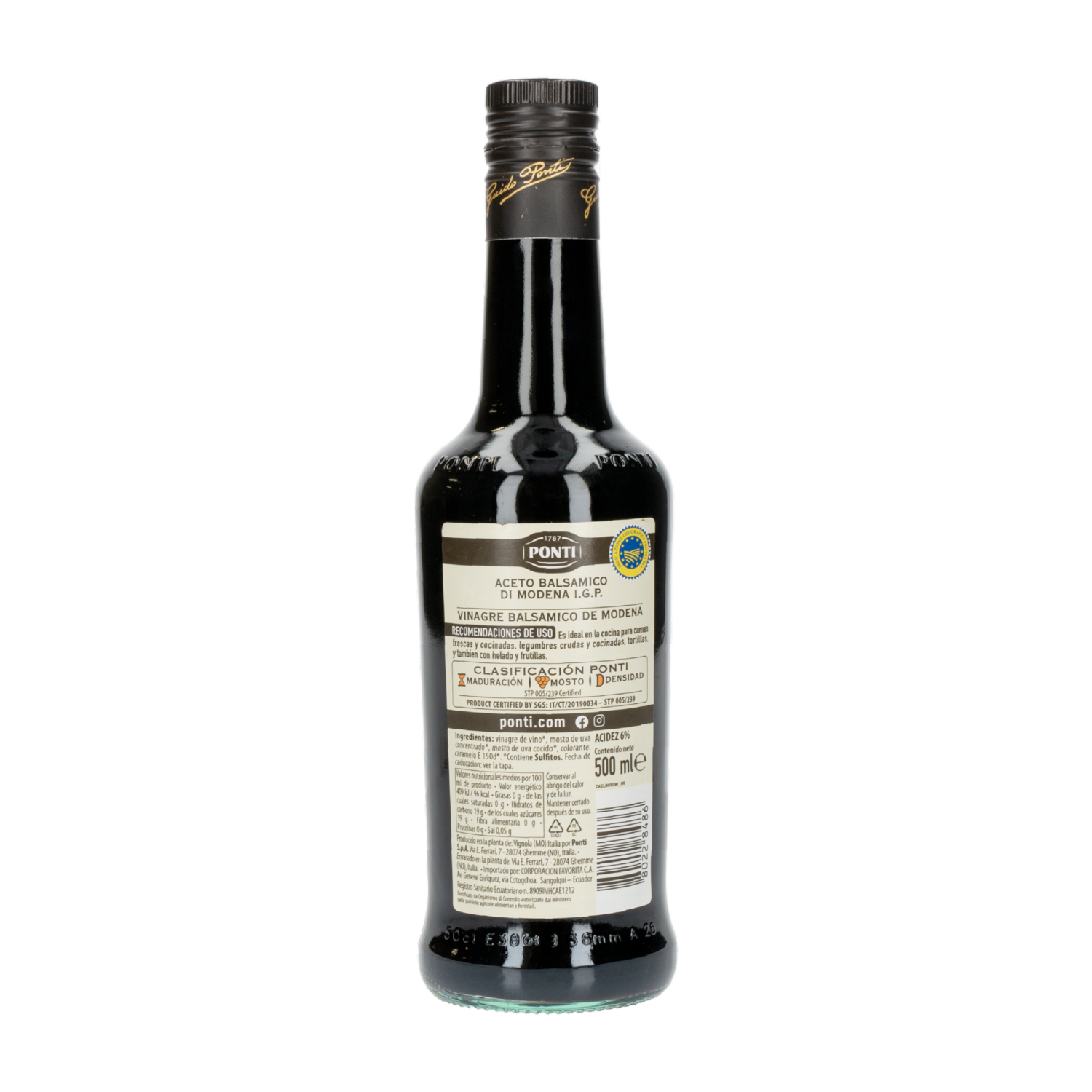 Vinagre Balsámico PONTI 500 Ml