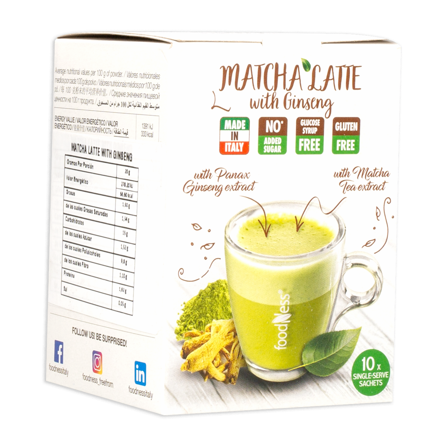 Café En Cápsulas Matcha FOODNESS 200 G