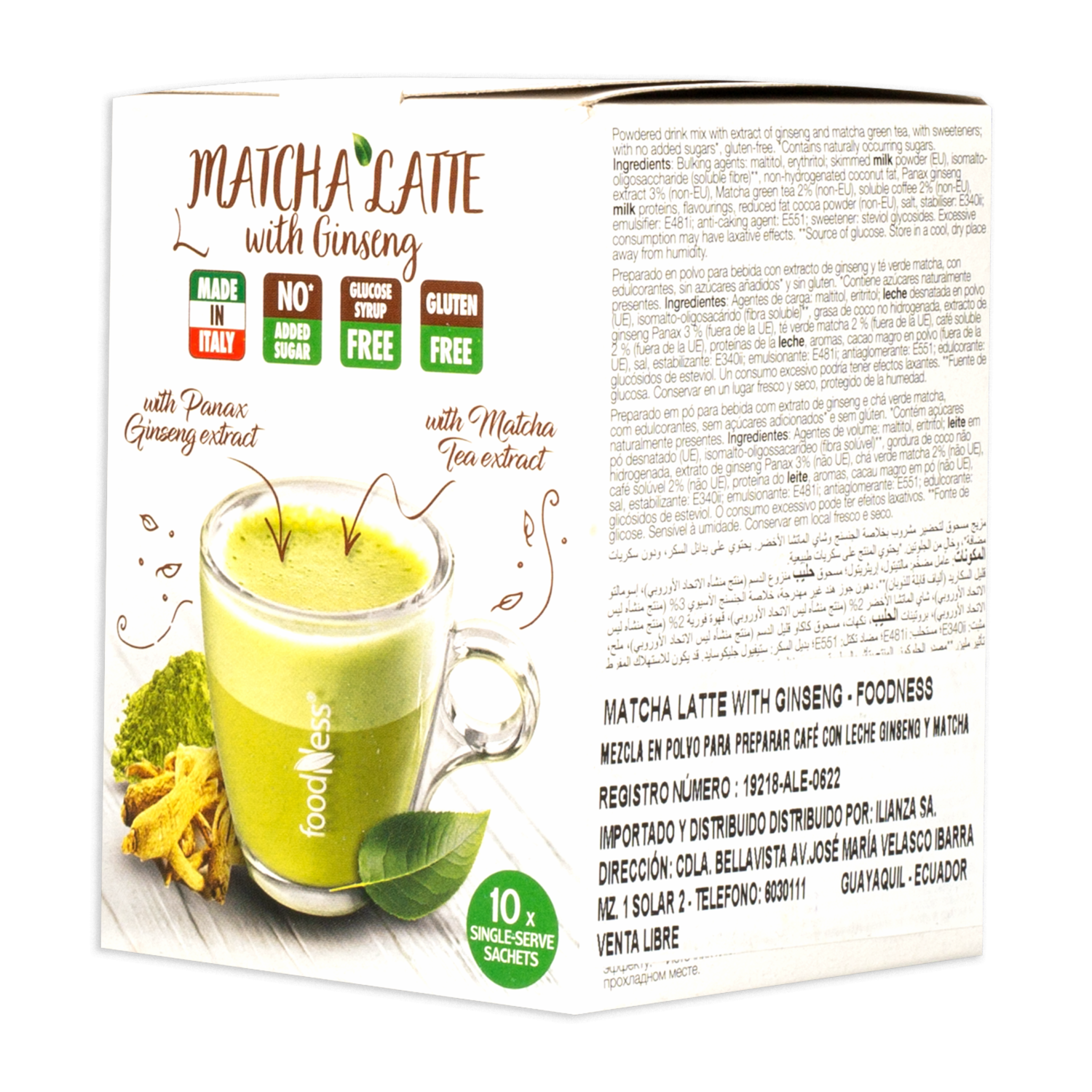 Café En Cápsulas Matcha FOODNESS 200 G
