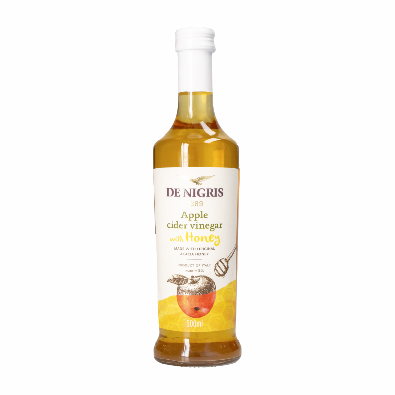 Vinagre De Sidra Manzana Con Miel De Abeja DE NIGRIS 500 Ml