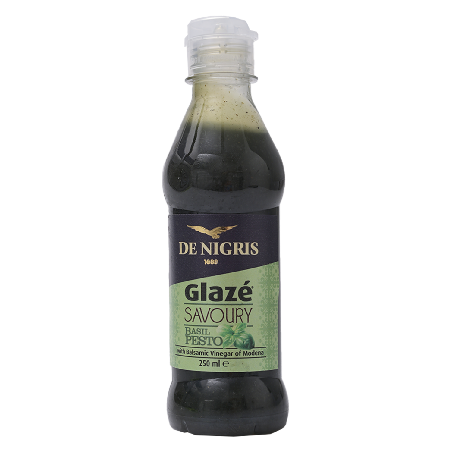 Glassa Sabrosa Pesto De Albahaca Con Vinagre Balsámico DE NIGRIS 250 Ml