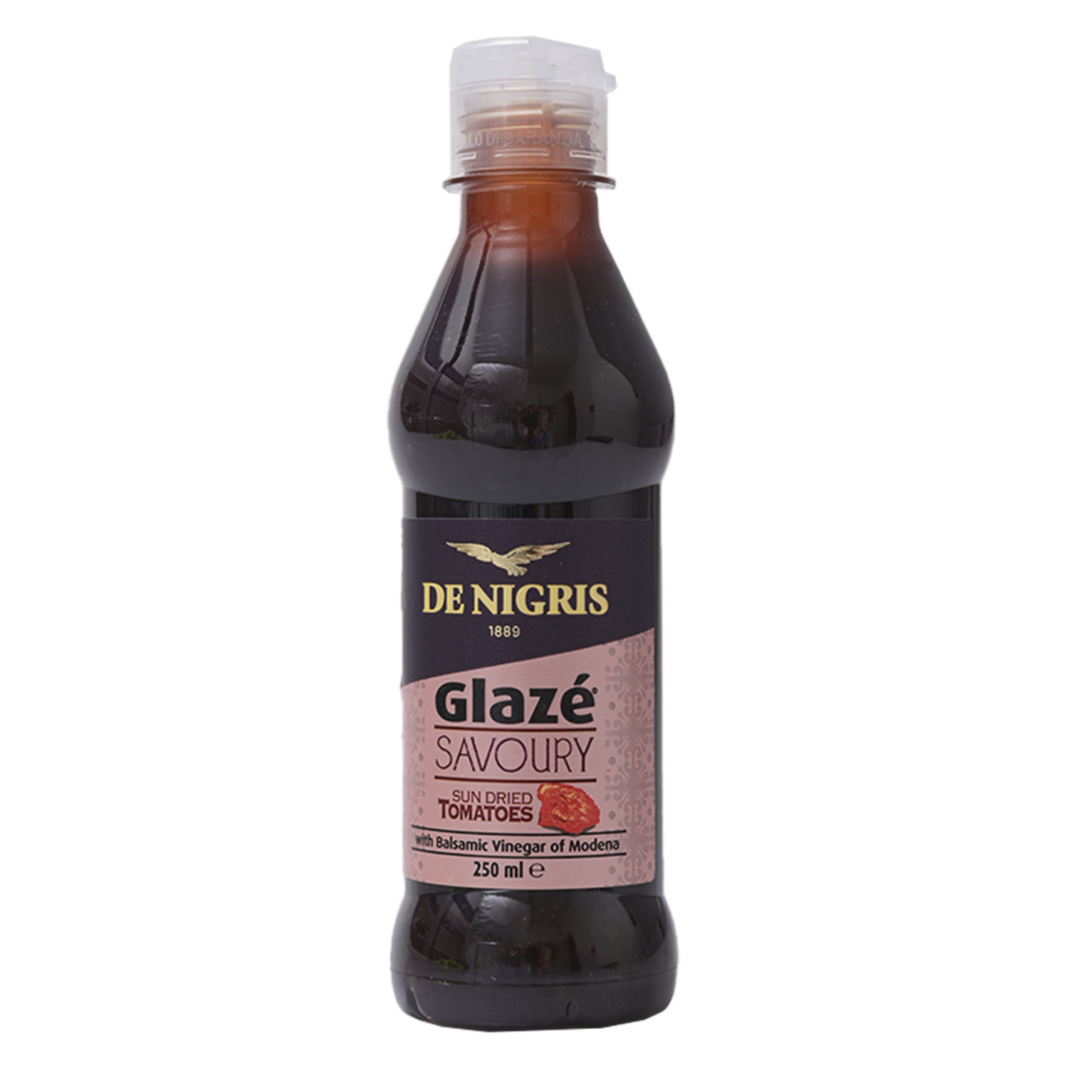 Glassa Tomates Secados Al Sol Con Vinagra Balsámico DE NIGRIS 250 Ml