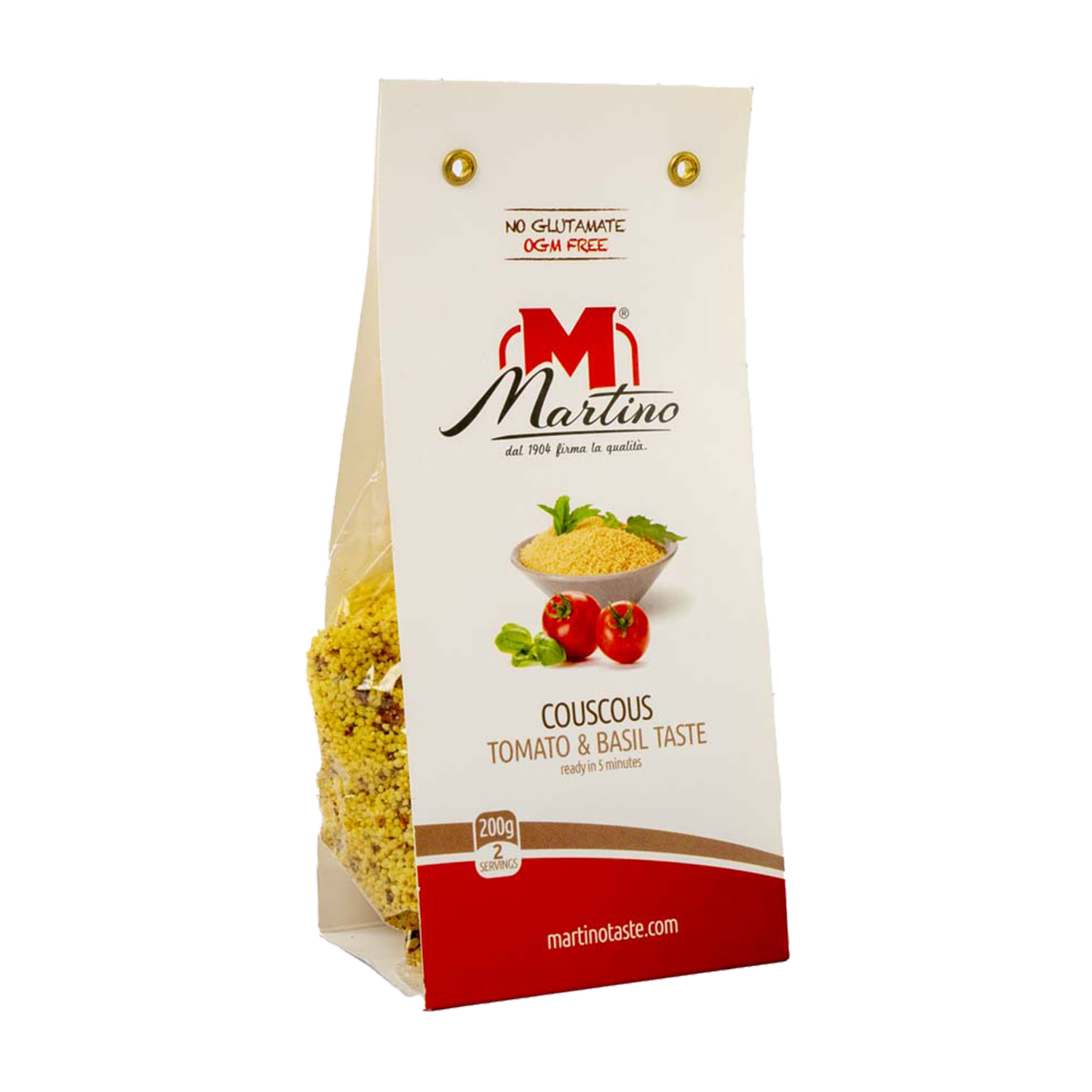 Cous Cous De Tomate Y Albahaca MARTINO 200 G