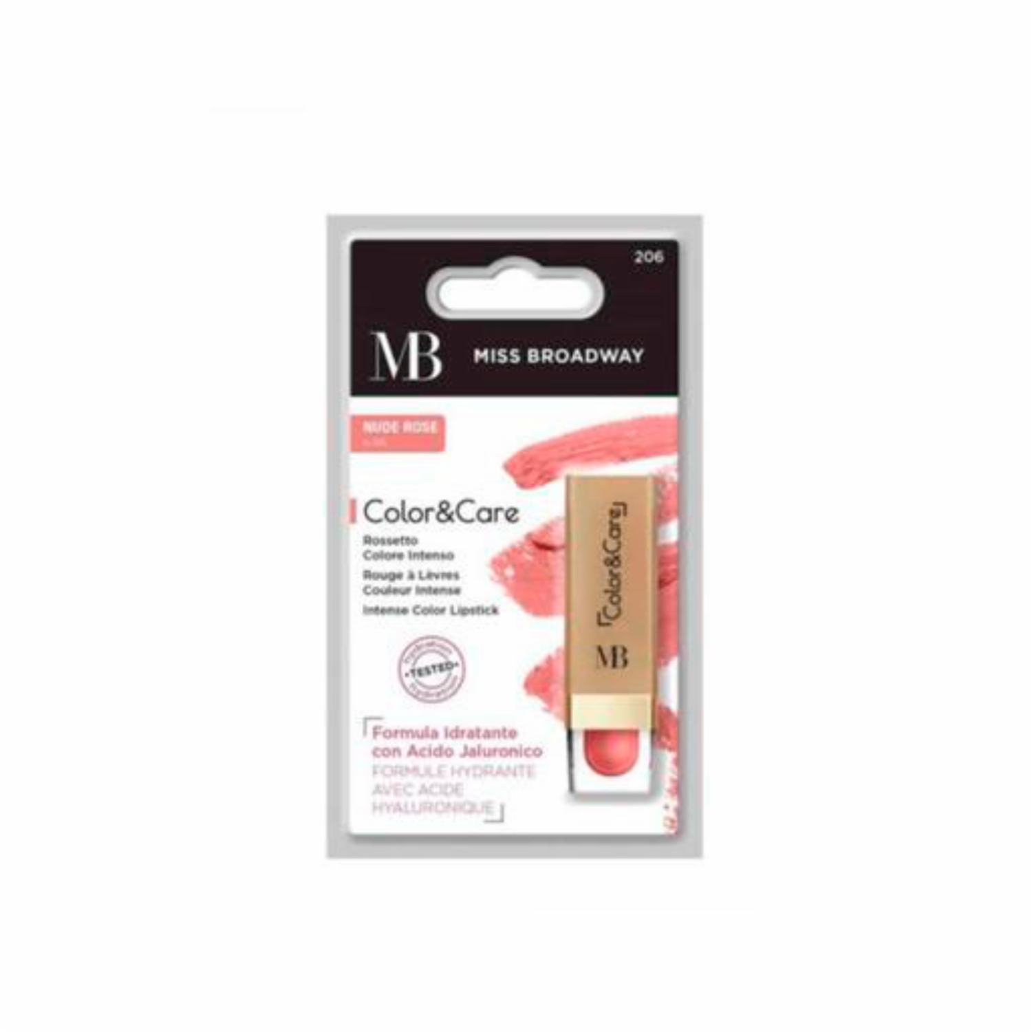 Labial En Barra Color&Care Nude Rose MISS BROADWAY 15 G