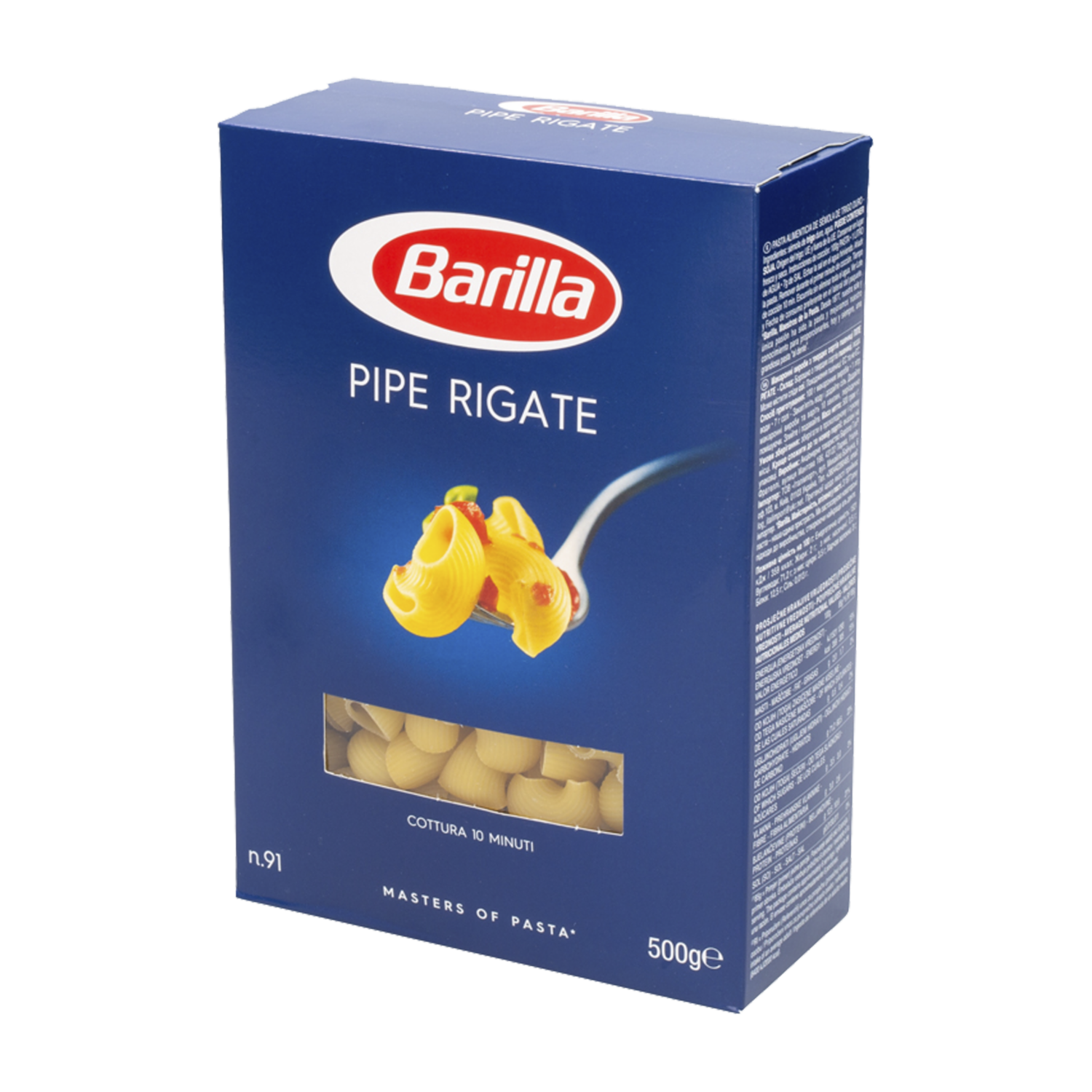 Fideos Pipe Rigate BARILLA 500 g