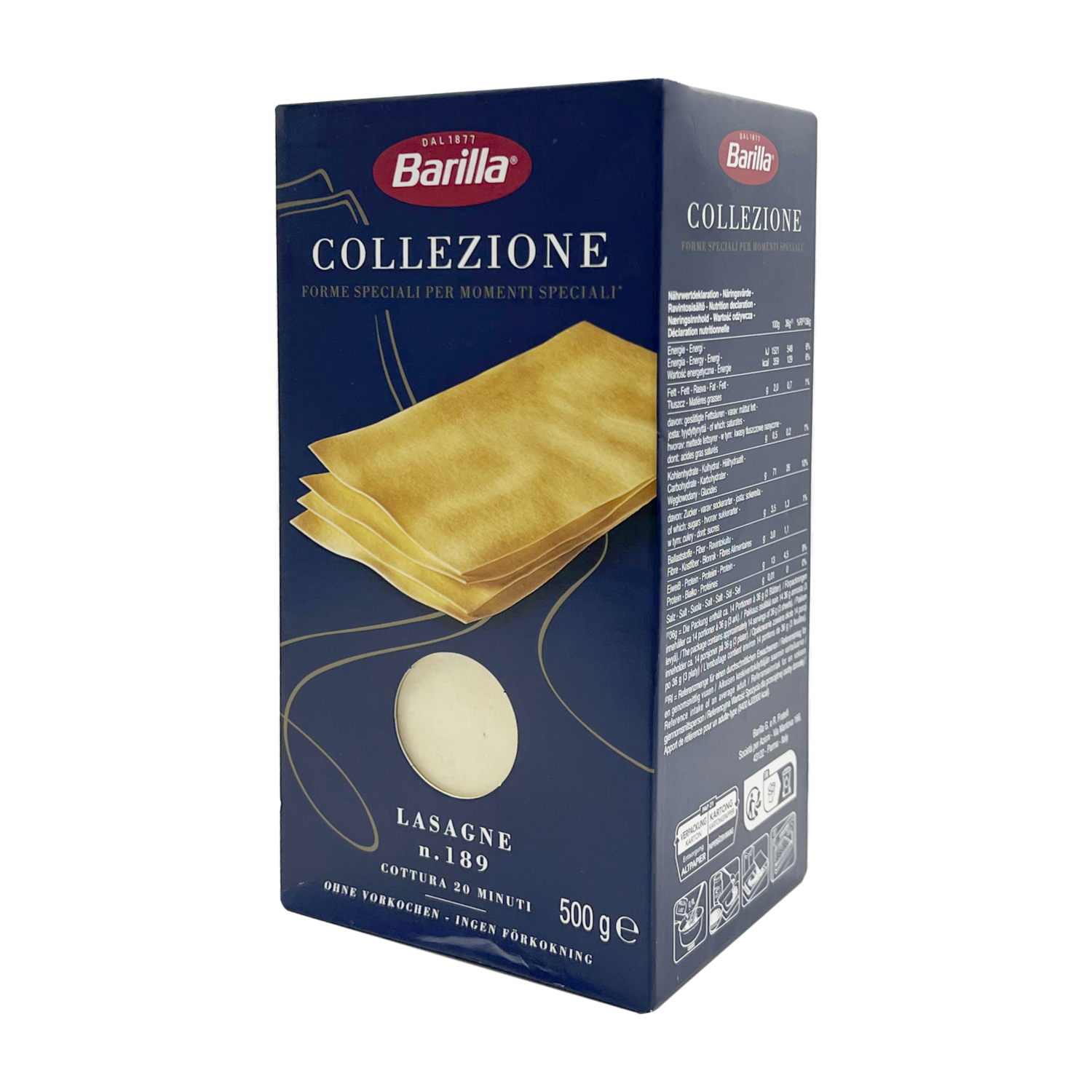 Lasagne Pasta BARILLA 500 g
