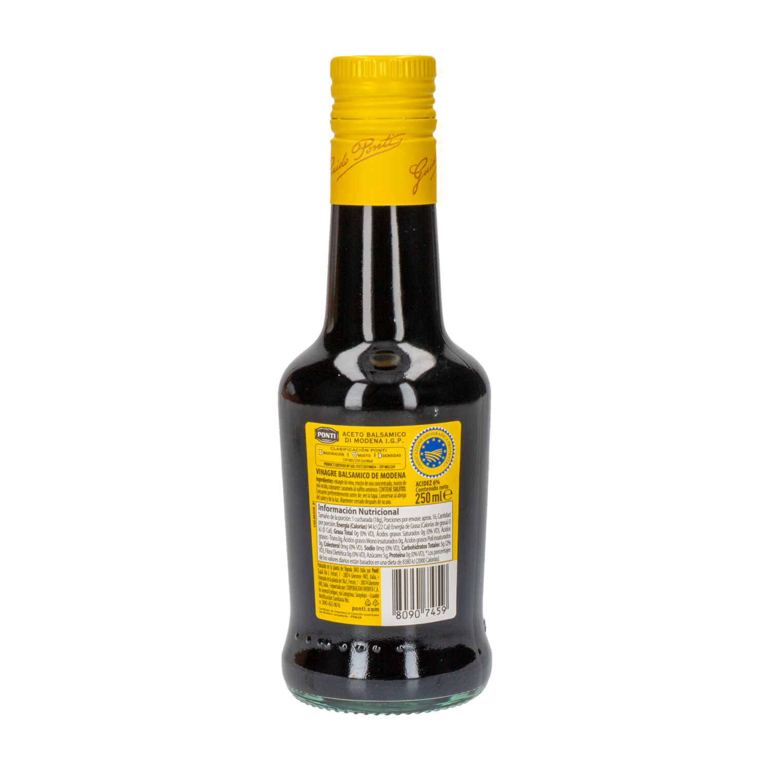 Aceite Balsámico Di Modena PONTI 250 Ml