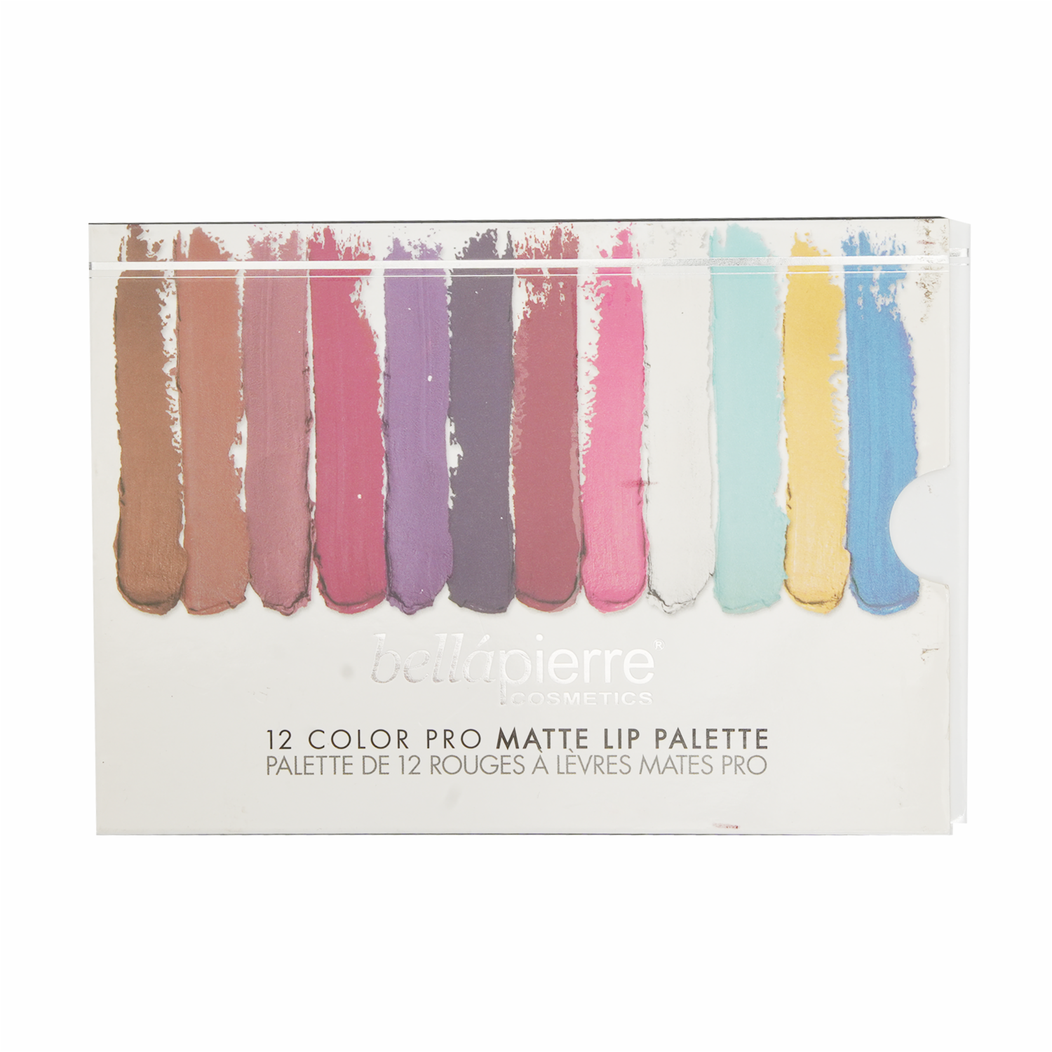 Kit De Labiales Derm Paleta X12 Mate BELLÁPIERRE COSMETICS Paquete