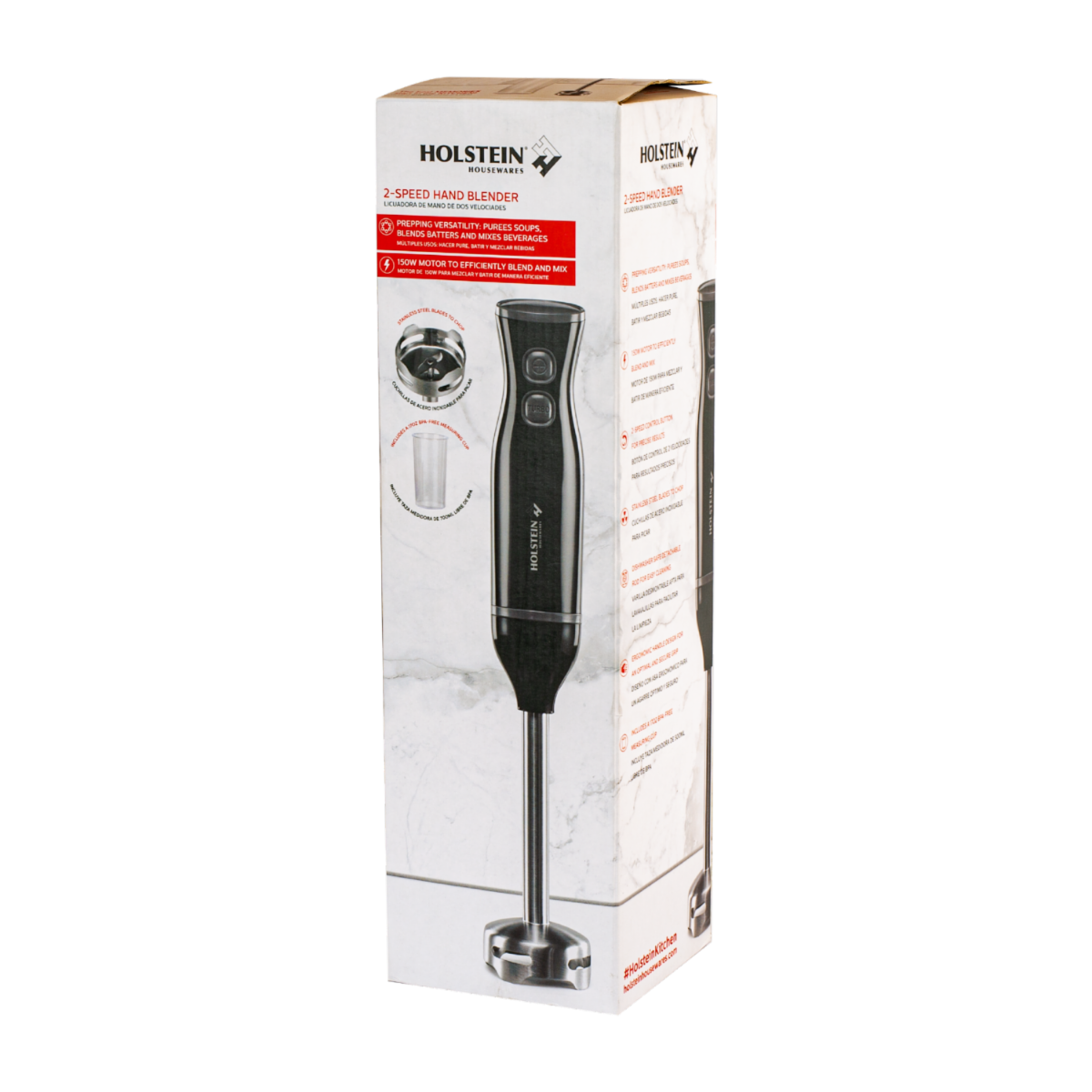 Licuadora De Mano 2 Velocidades Modelo: Hh-09101040b HOLSTEIN 110 Watts
