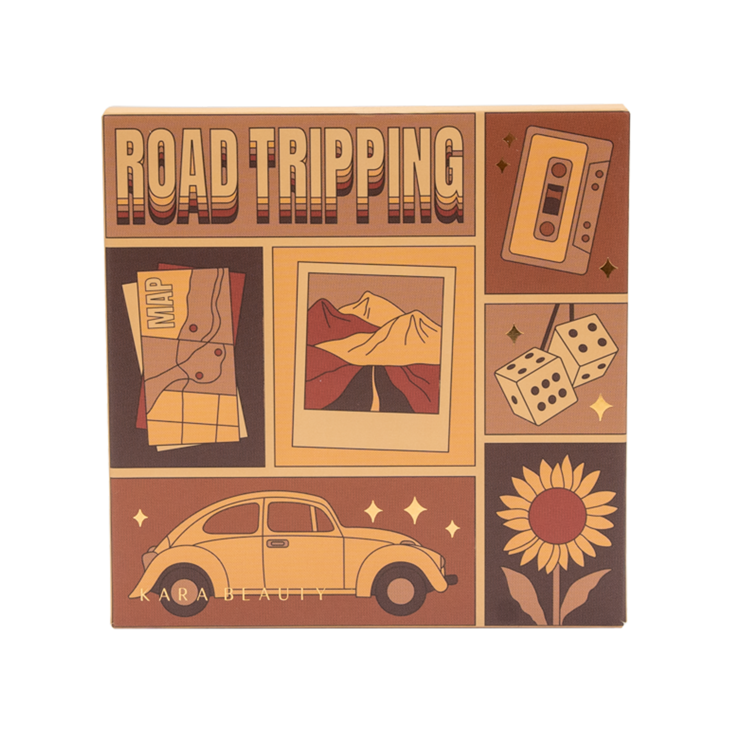 Paleta De Sombras Road Tripping Shadow Palette KARA BEAUTY 1 U