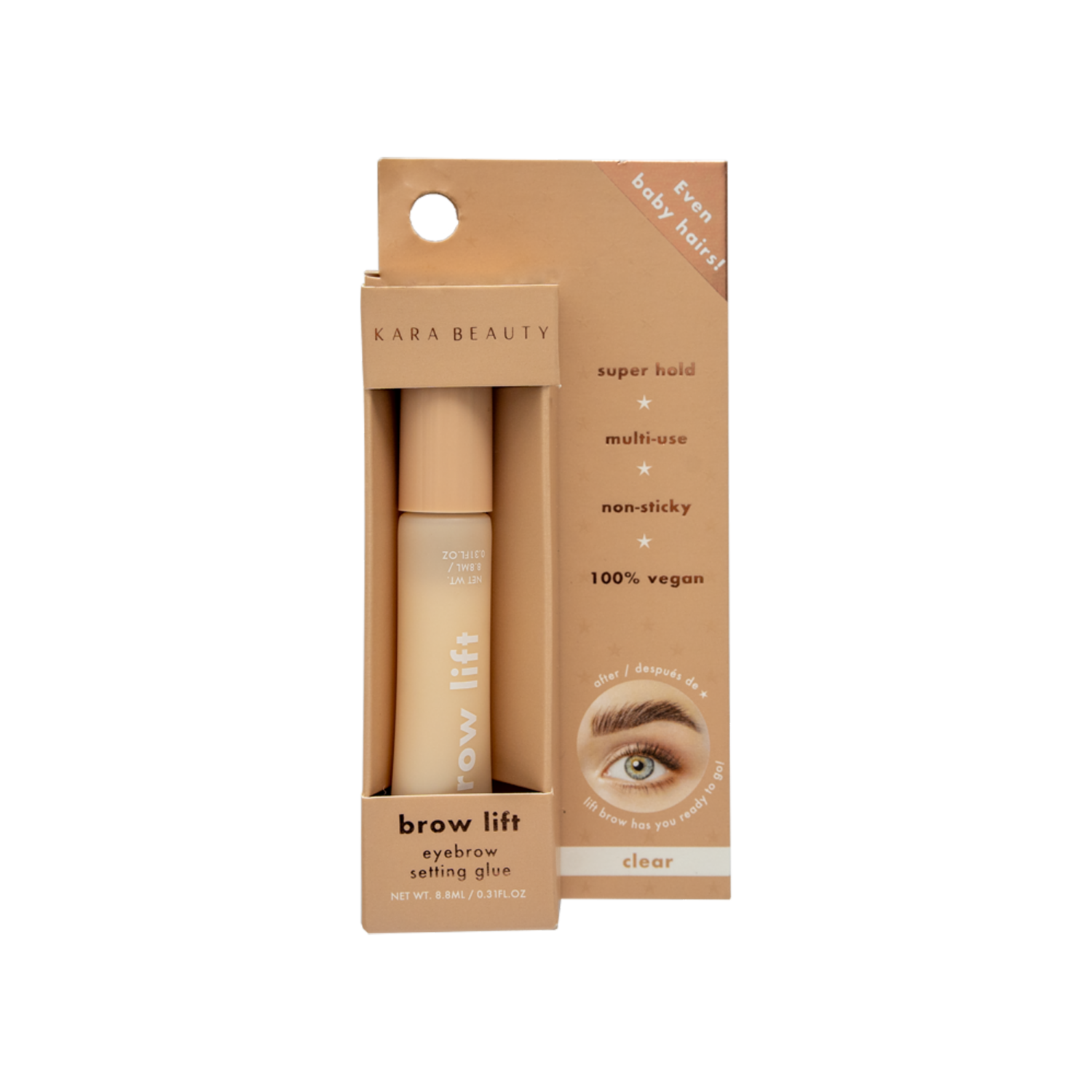 Fijador De Cejas Brow Lift Tono Claro KARA BEAUTY 8.80 Ml