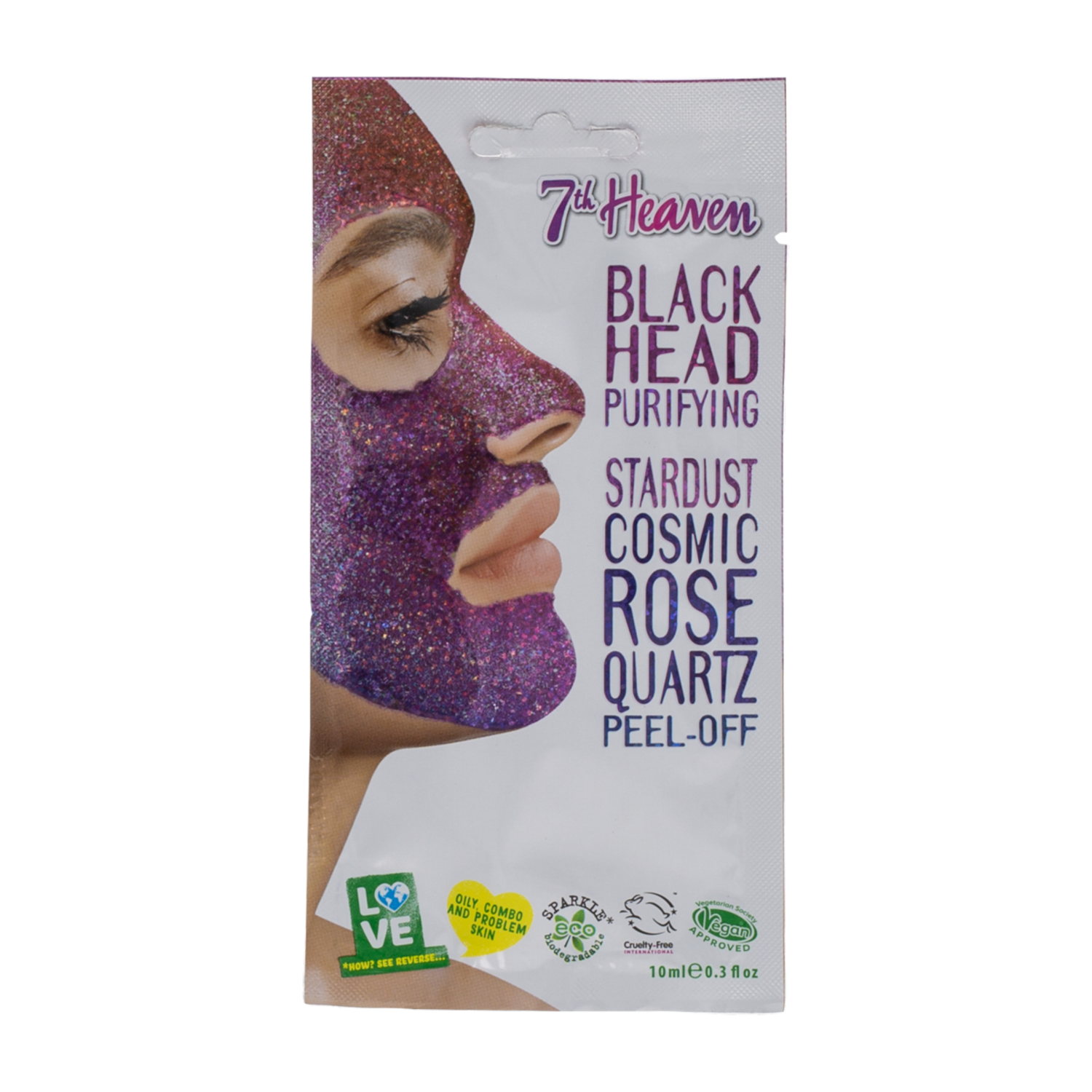 Mascarilla Facial Purificante Negro 7TH HEAVEN 10 Ml