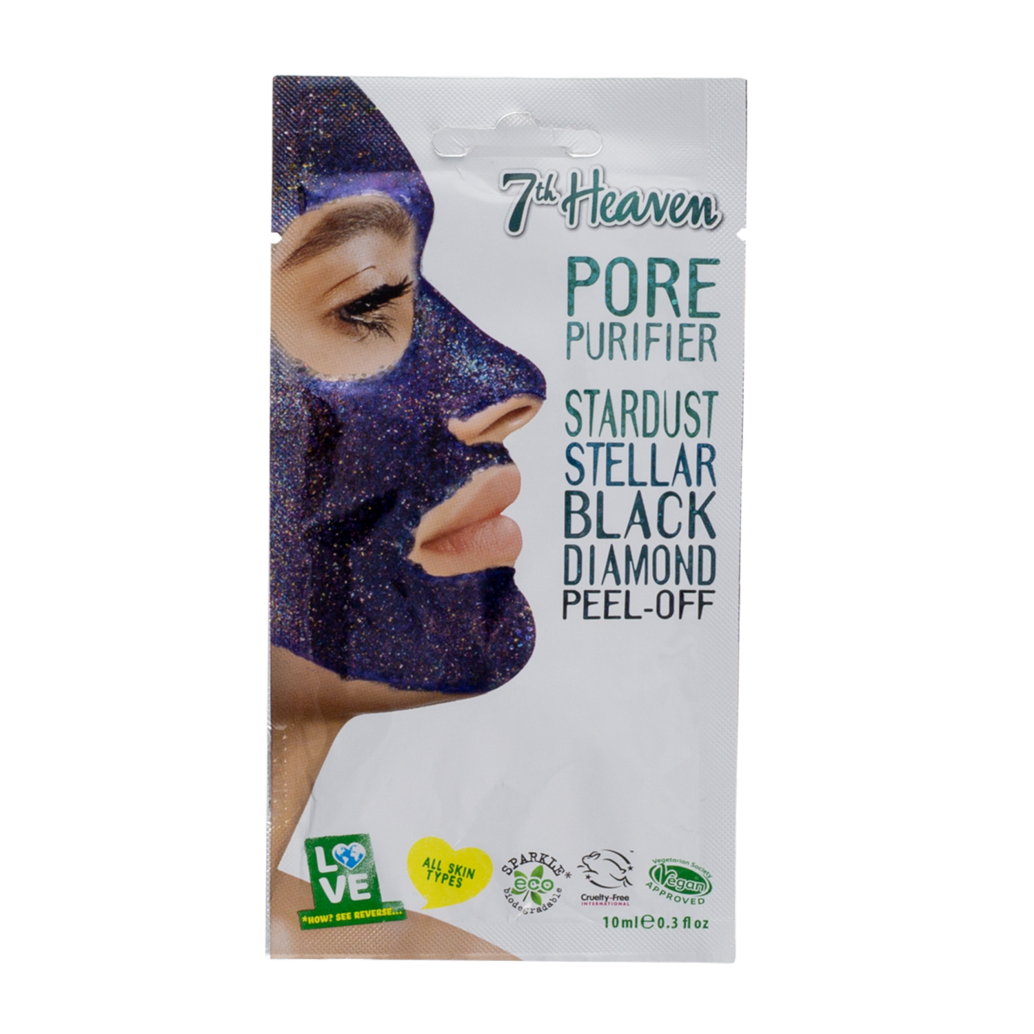 Mascarilla Facial Diamante Negro 7TH HEAVEN 10 Ml