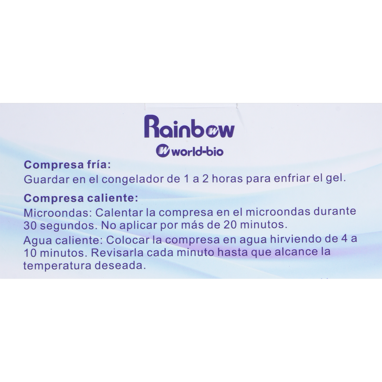 Compresa Frío Caliente Para Rodilla WORLD-BIO Unidad