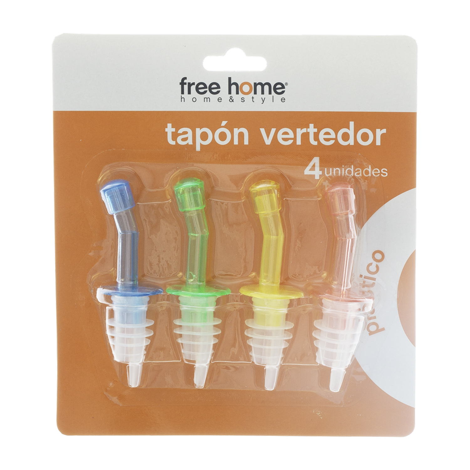 Set Tapones Vertedores FREE HOME x 4 Piezas
