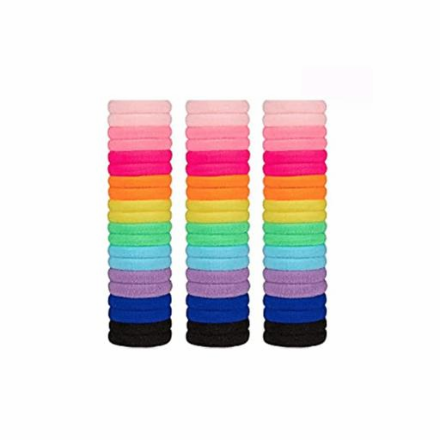 Vinchas De Cabello Tipo Ligas Multicolor JOIA Longitud Perfecta