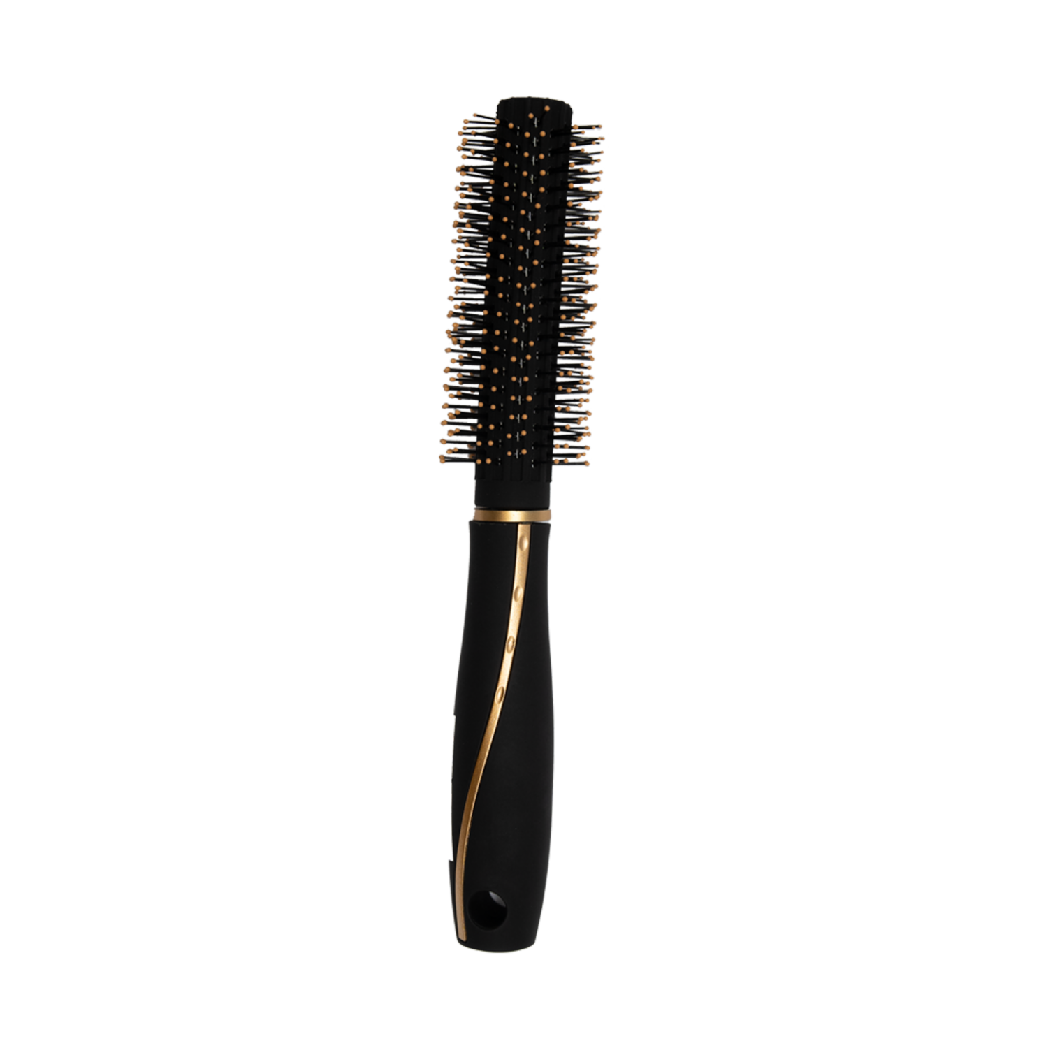 Cepillo De Cabello Cilíndrico Negro/Dorado HAIR WITH FLAIR Unidad