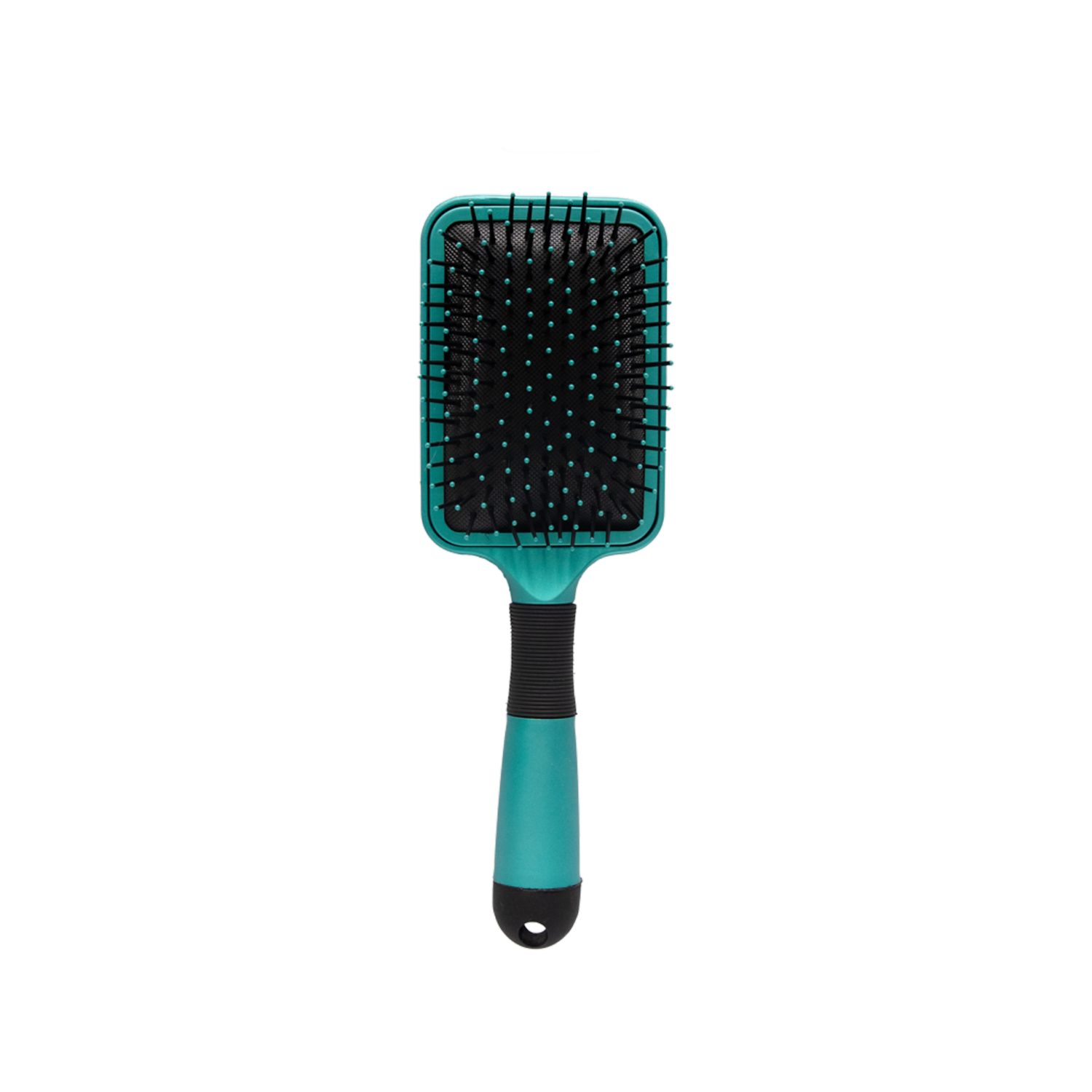 Cepillo De Cabello Rectangular Negro/Verde HAIR WITH FLAIR Unidad
