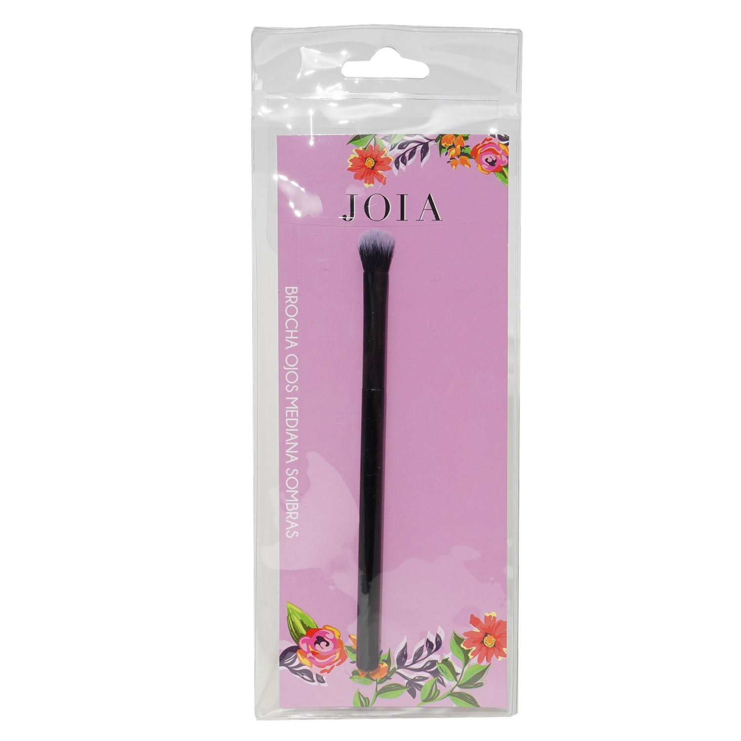 Brocha De Maquillaje Mediana Para Ojos JOIA Mango Color Negro