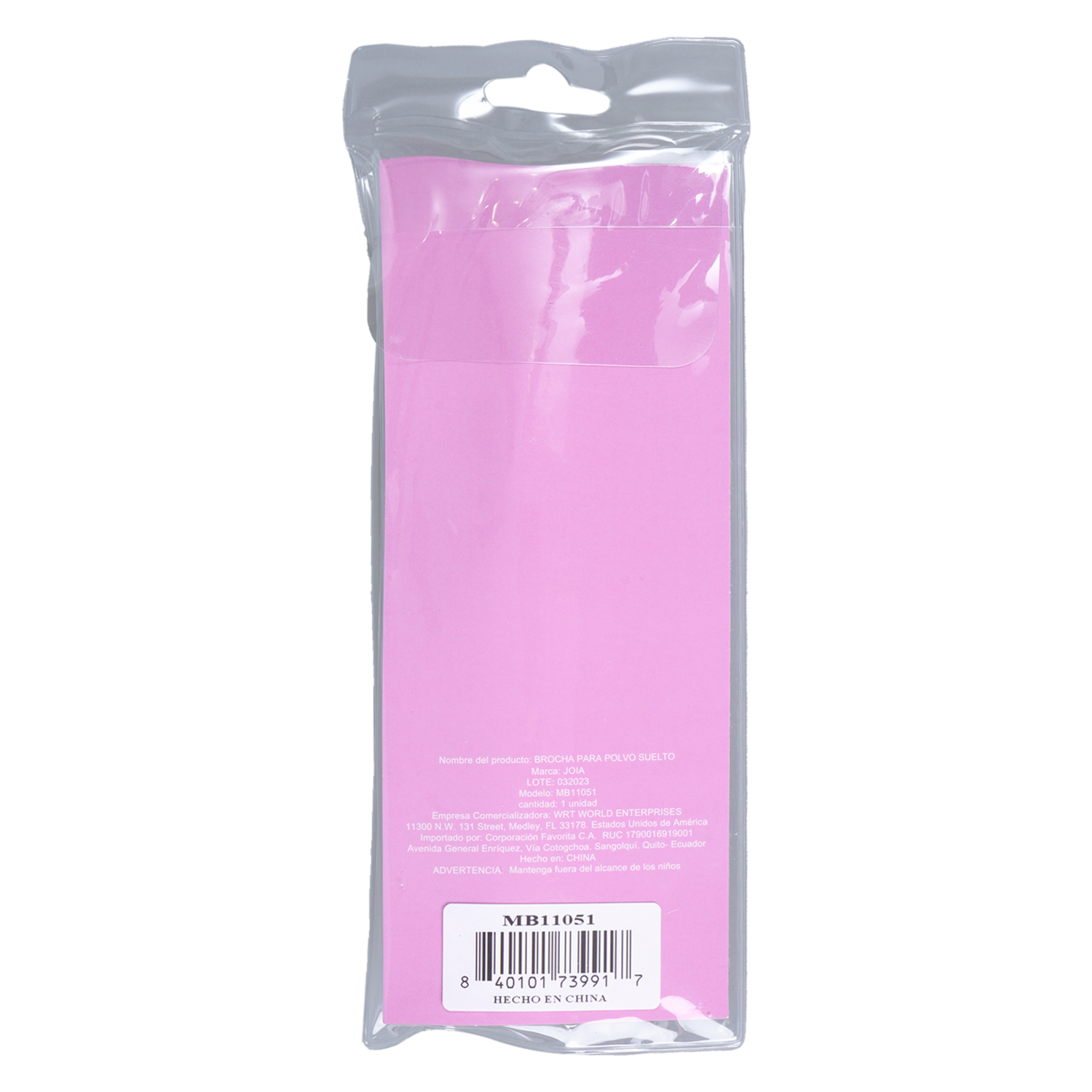 Brocha De Maquillaje Pequeña Para Polvo Suelto JOIA Mango Color Negro