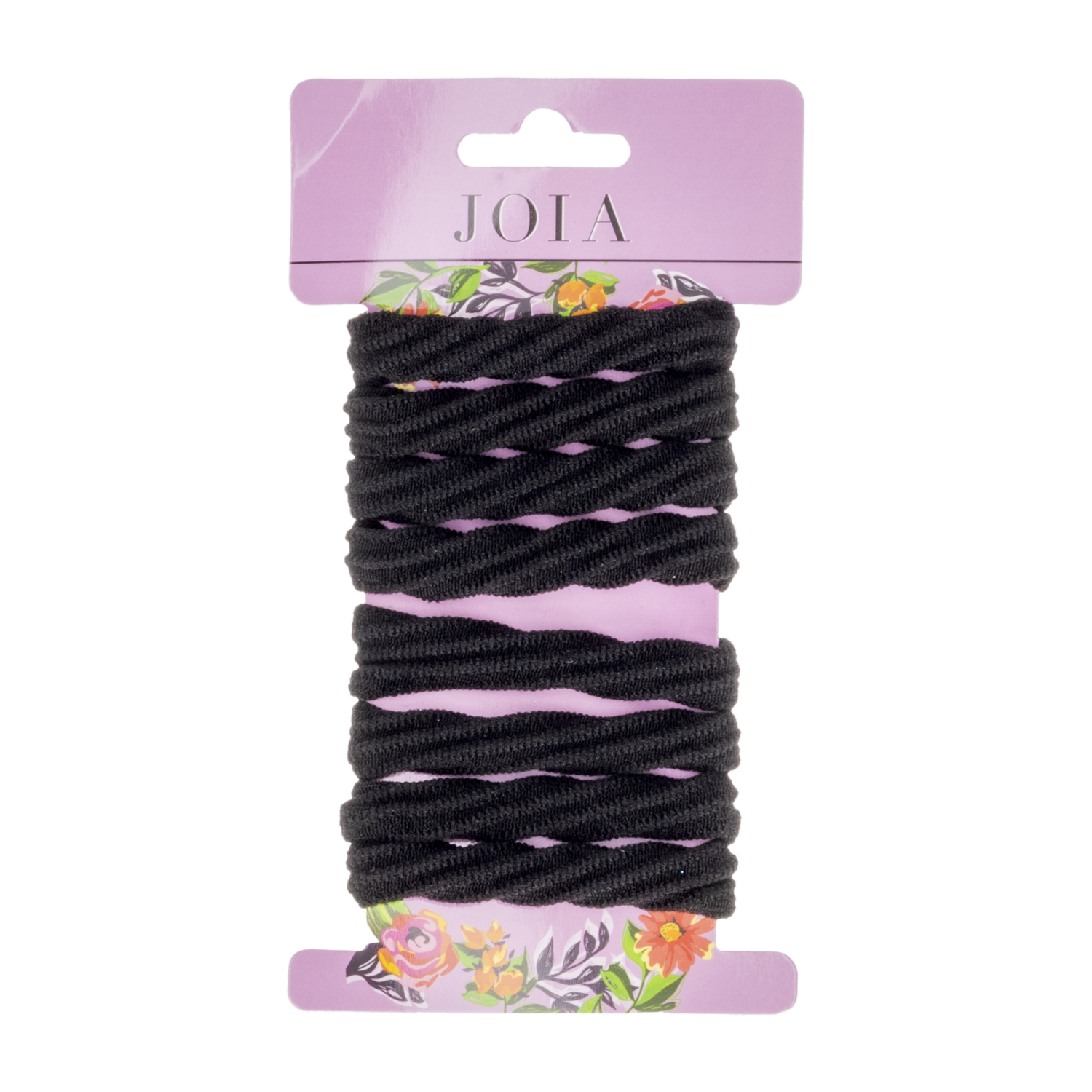 Vinchas De Cabello Tipo Elástico Calada Negro X8 JOIA Paquete