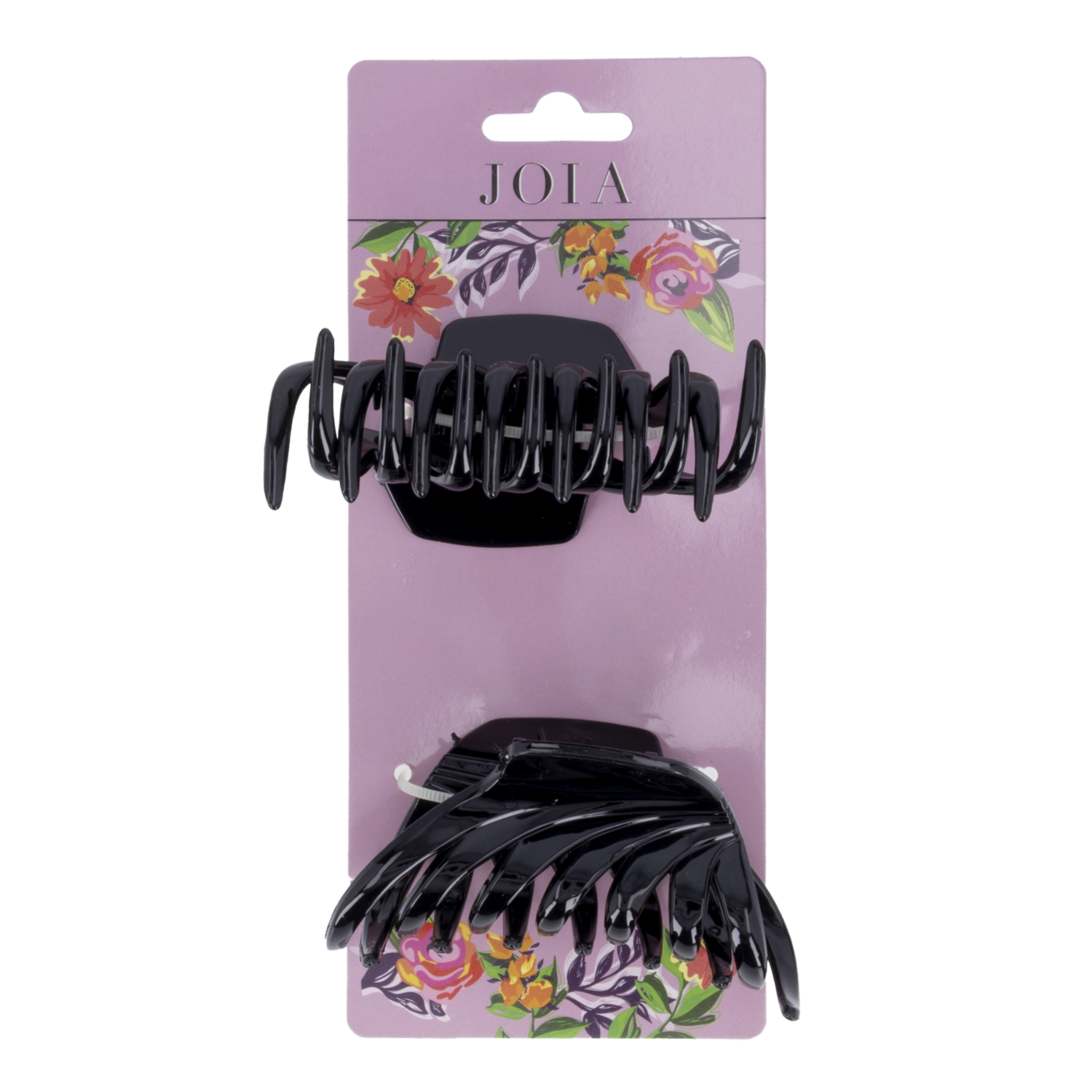 Vinchas De Cabello Tipo Gancho Gancho Diseño Negro X2 JOIA Paquete