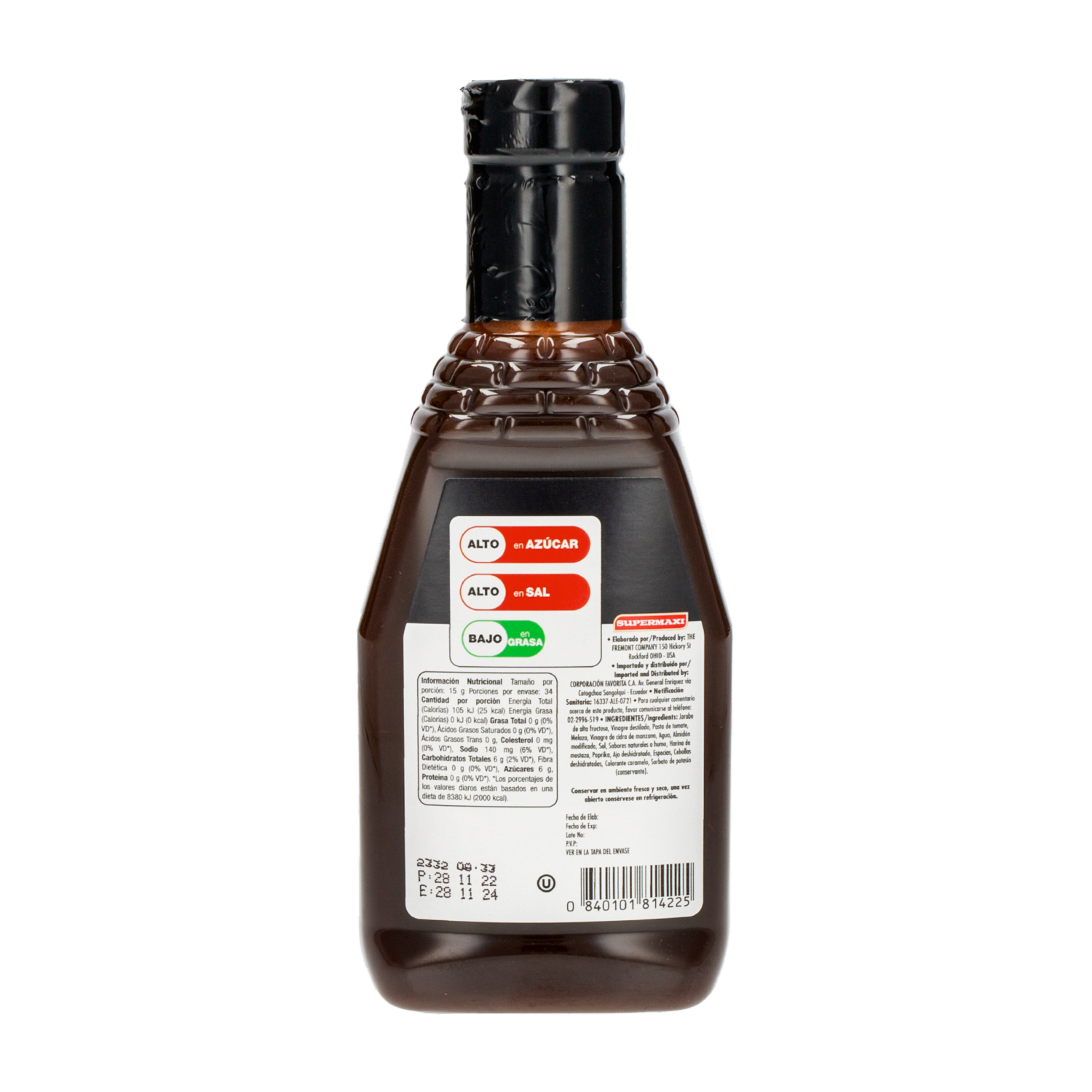 Salsa Bbq Sabor Original SUPERMAXI 510 G