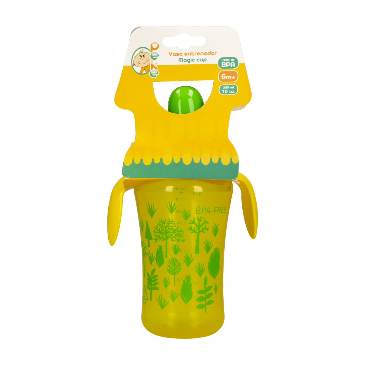 Vaso De Entrenamiento Verde PEKE 300 Ml