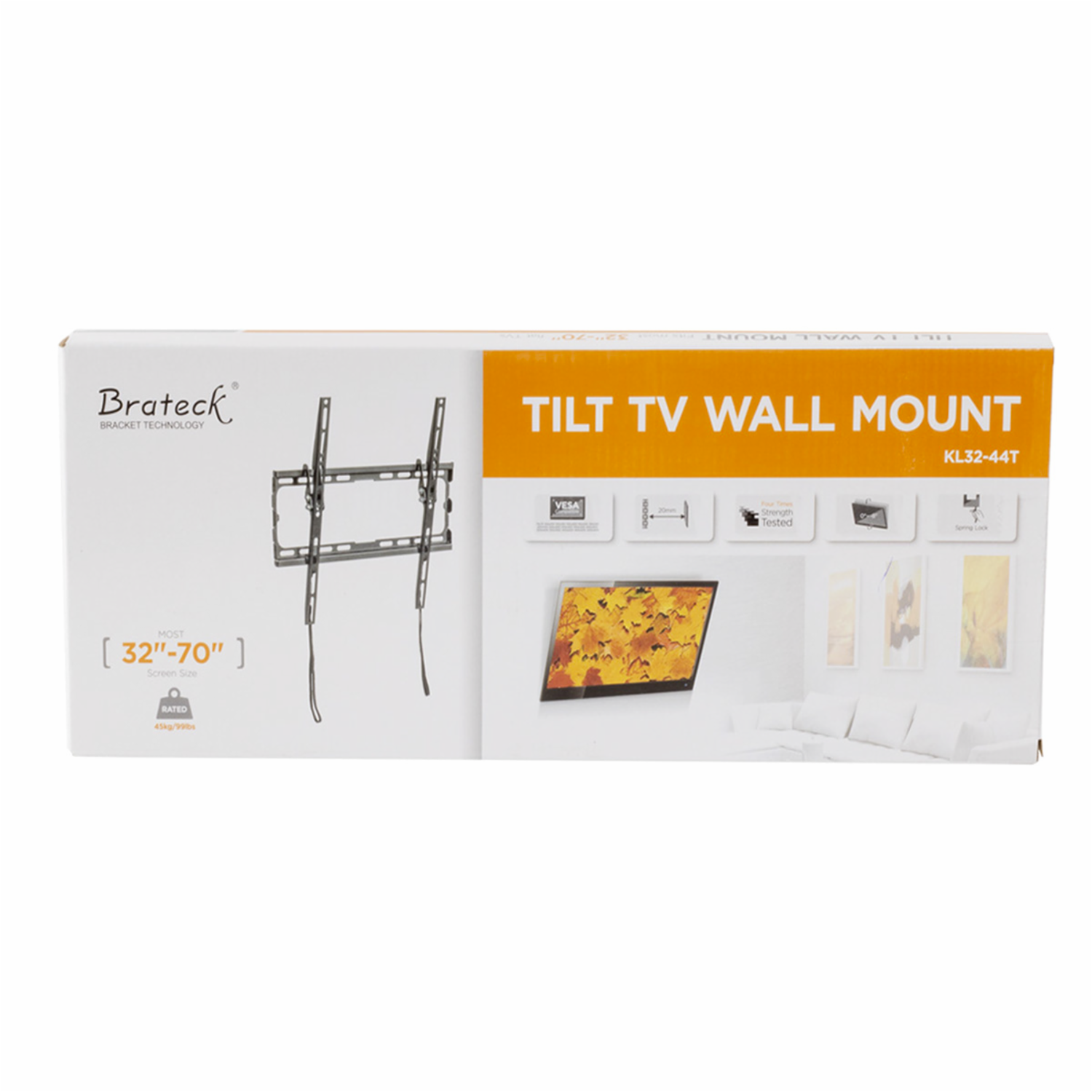 Soporte Pared Tv Inclinable BRATECK 32″ A 70″