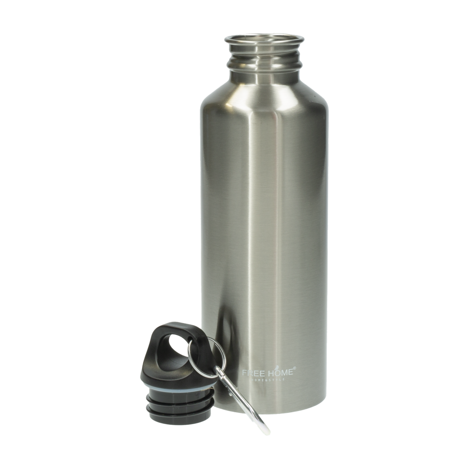 Tomatodo Metálica Deportiva Silver FREE HOME 750 Ml