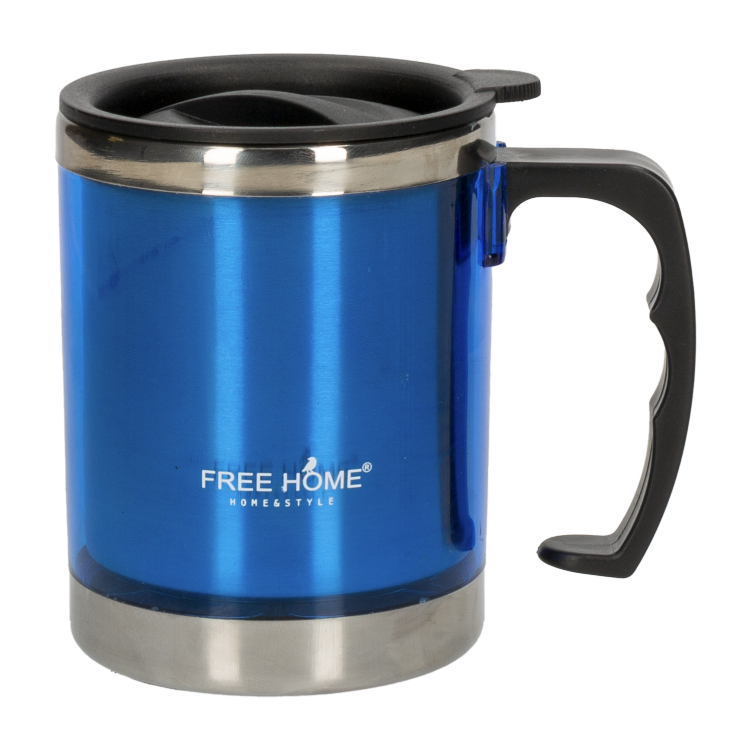 Jarro Termico Con Tapa Color Azul FREE HOME Unidad