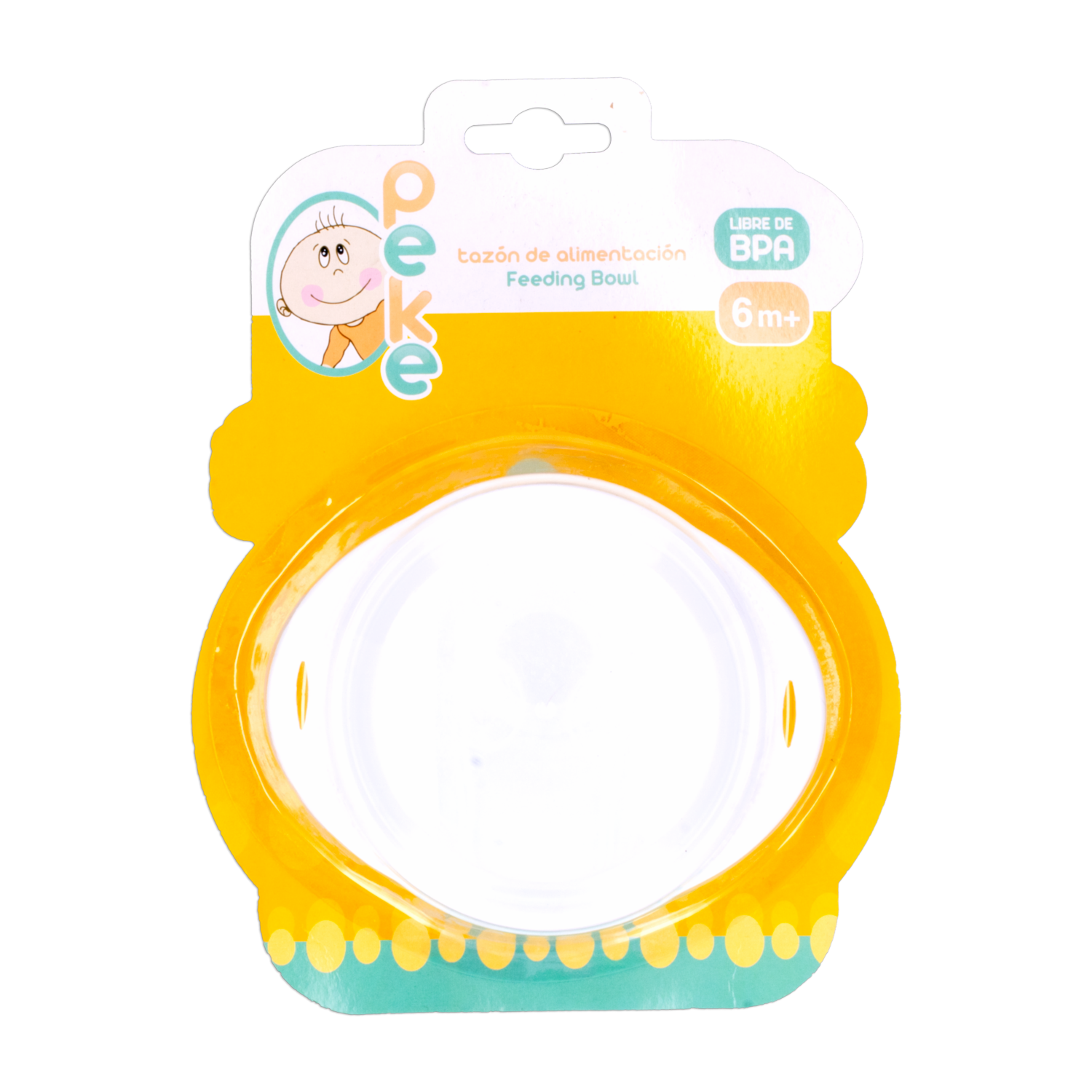 Set Infantil Plato Con Tapa Y Ventosa En Color Azul PEKE Unidad