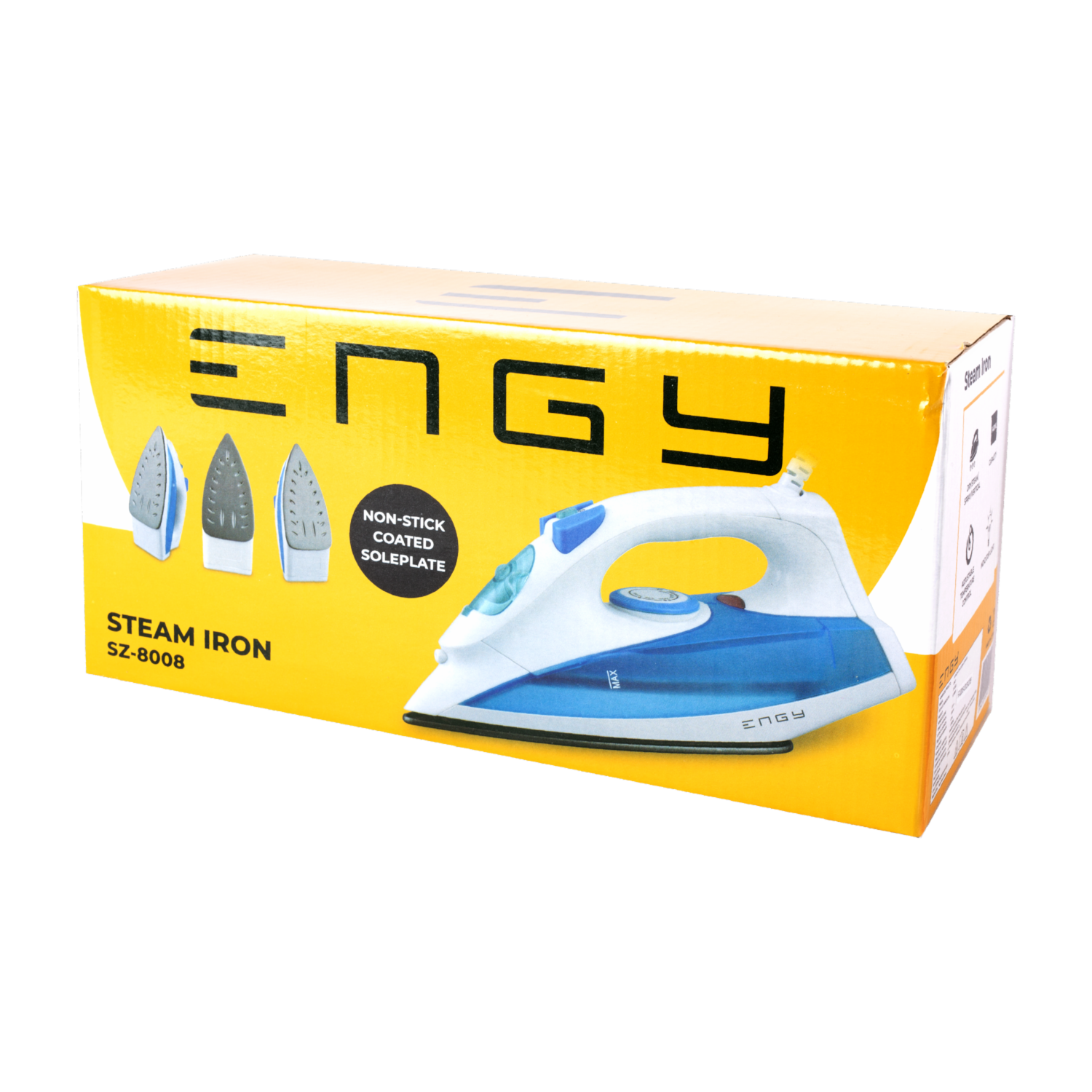 Plancha A Vapor ENGY SZ-8008
