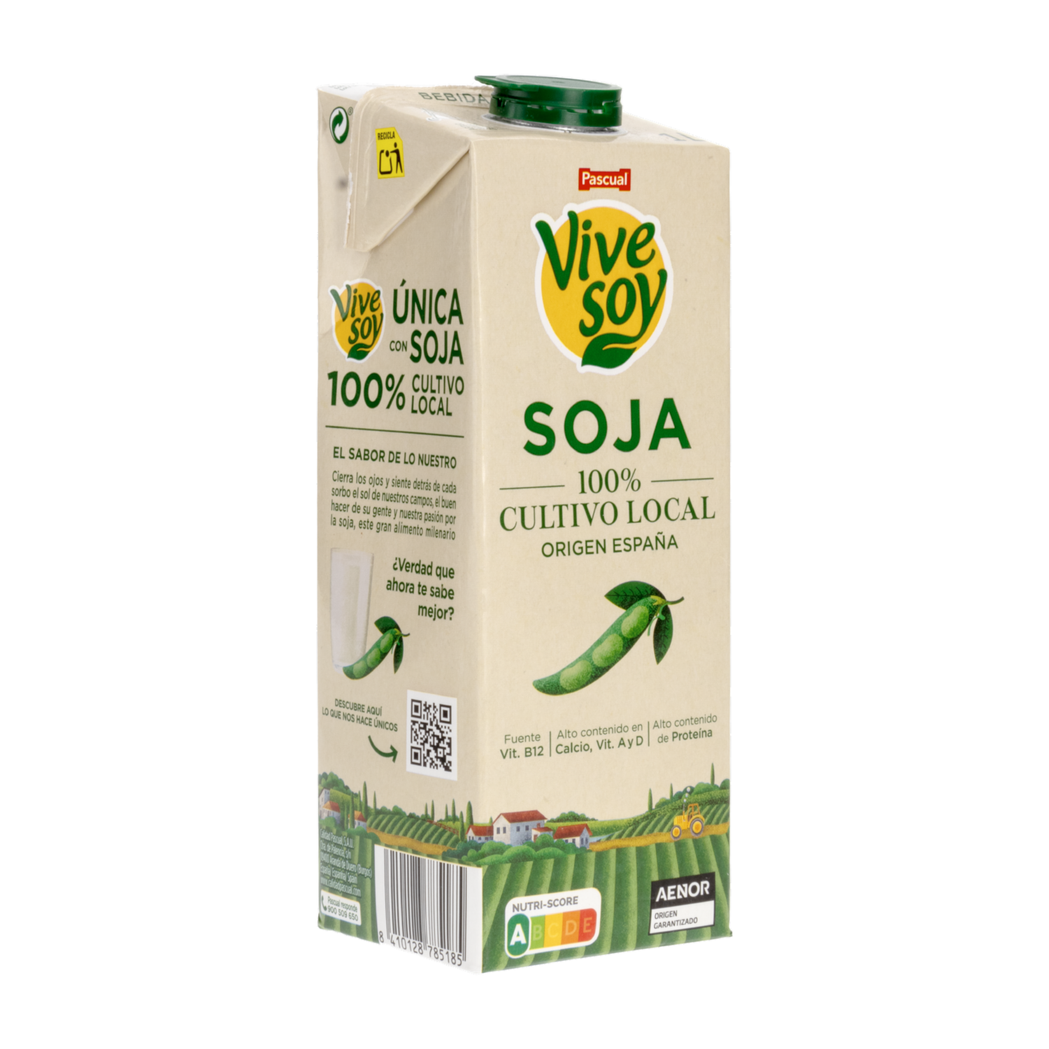 Bebida De Soya Natural VIVE SOY 1000 Ml