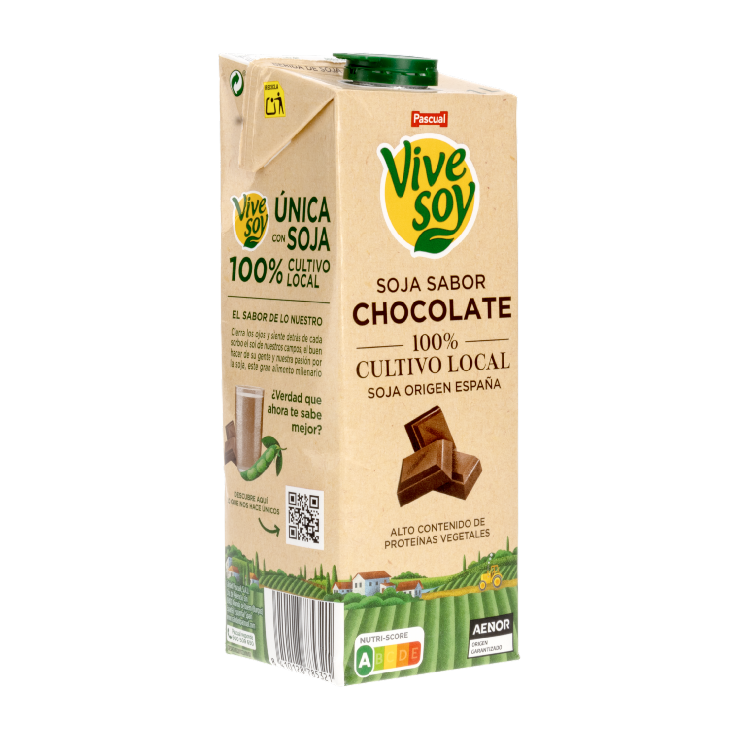 Bebida De Soya Sabor A Chocolate VIVE SOY 1000 Ml