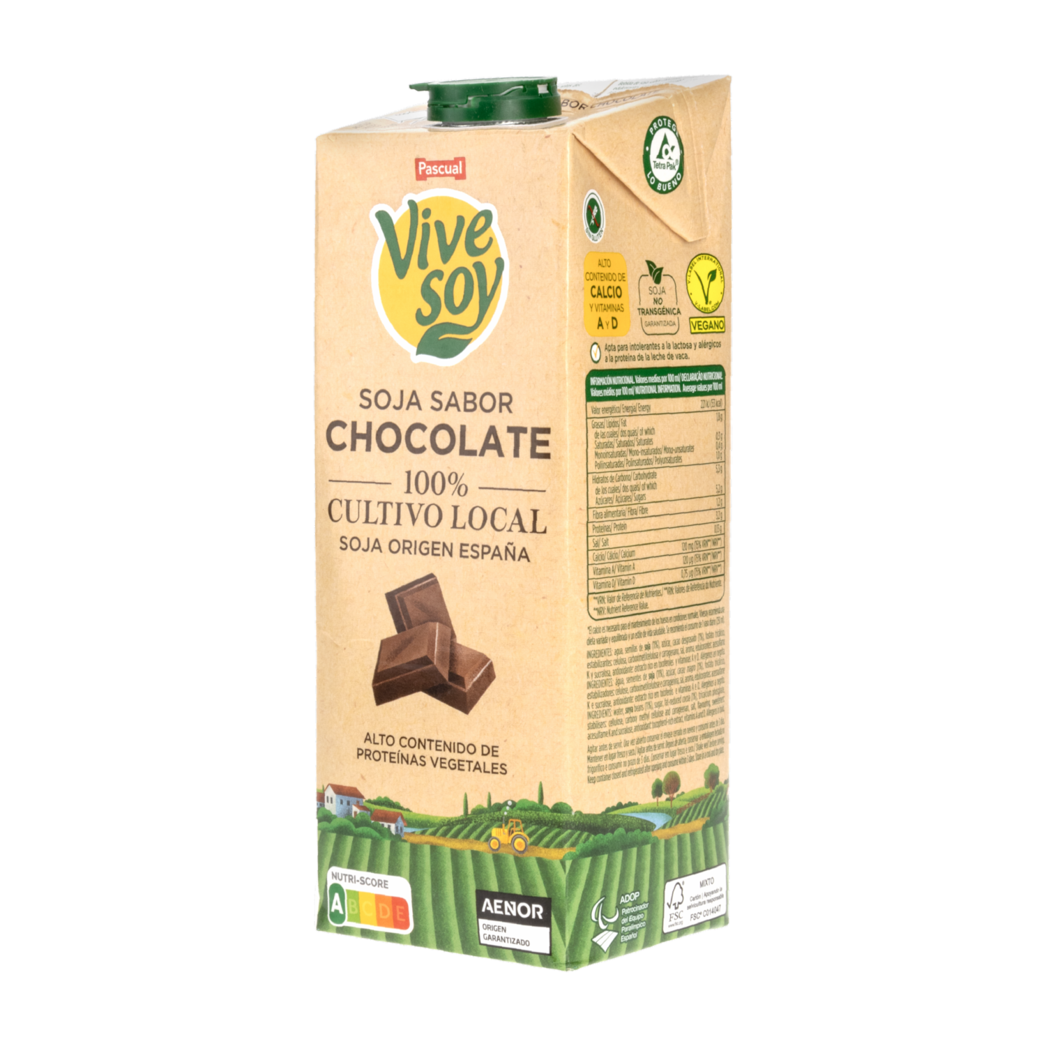 Bebida De Soya Sabor A Chocolate VIVE SOY 1000 Ml