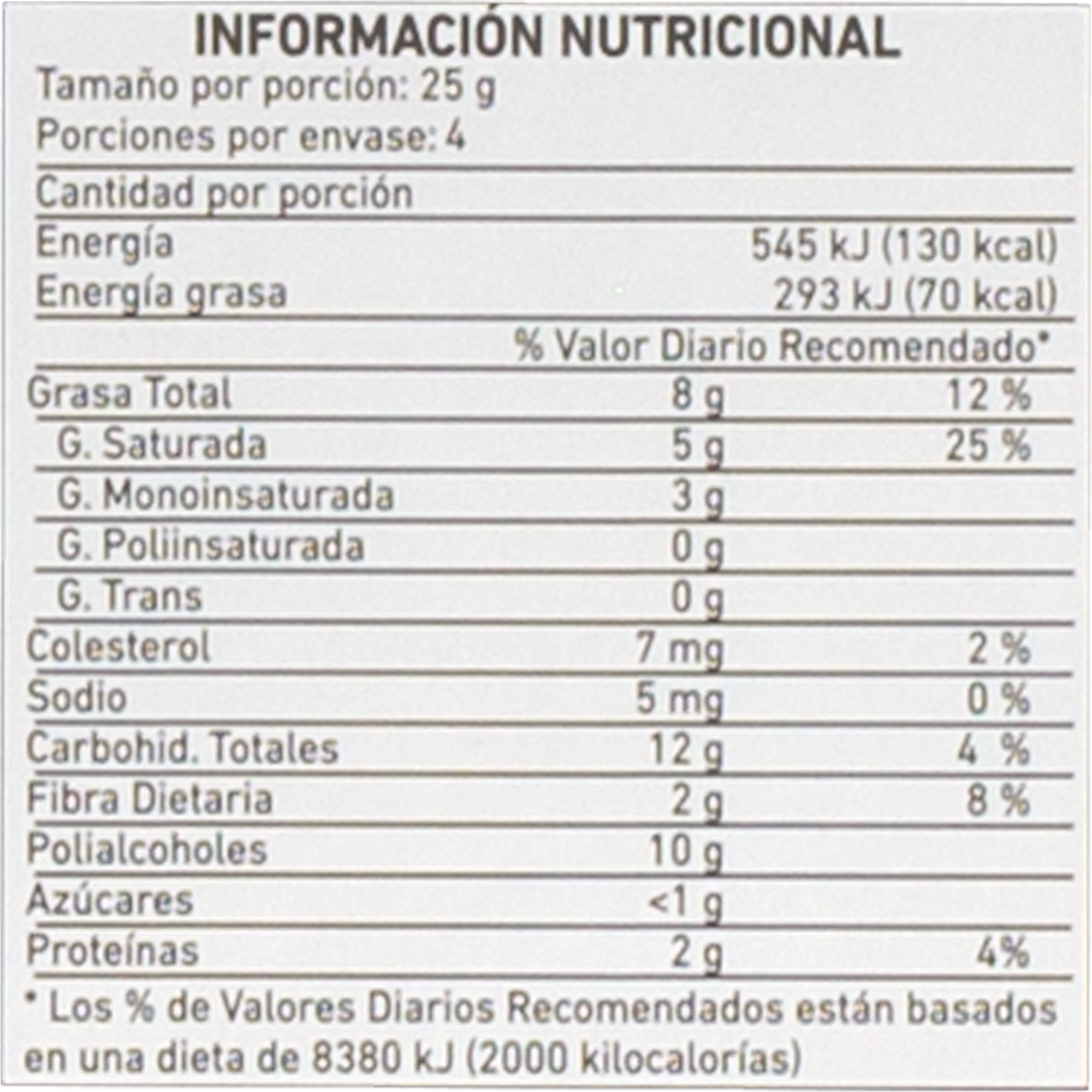 Chocolate Negro Sin Azúcar ANTIUXIXONA 100 G