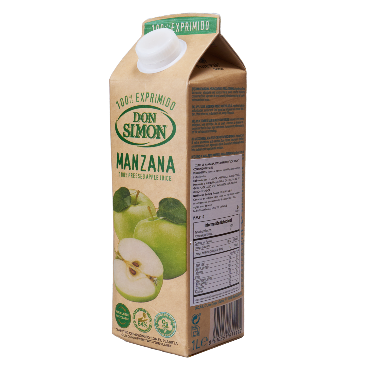 Zumo De Manzana DON SIMON 1000 ml